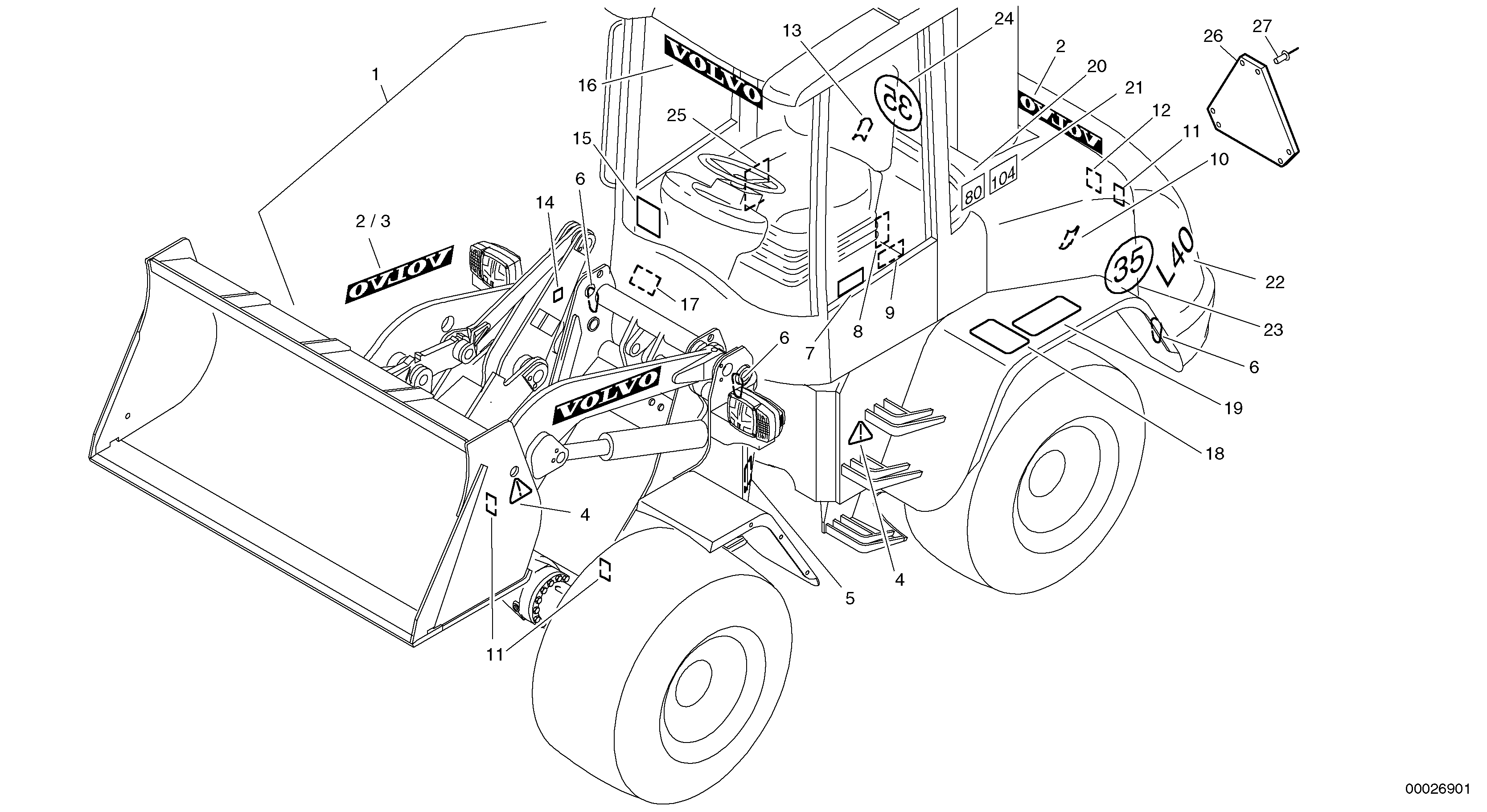 Plates — volvo parts diagram