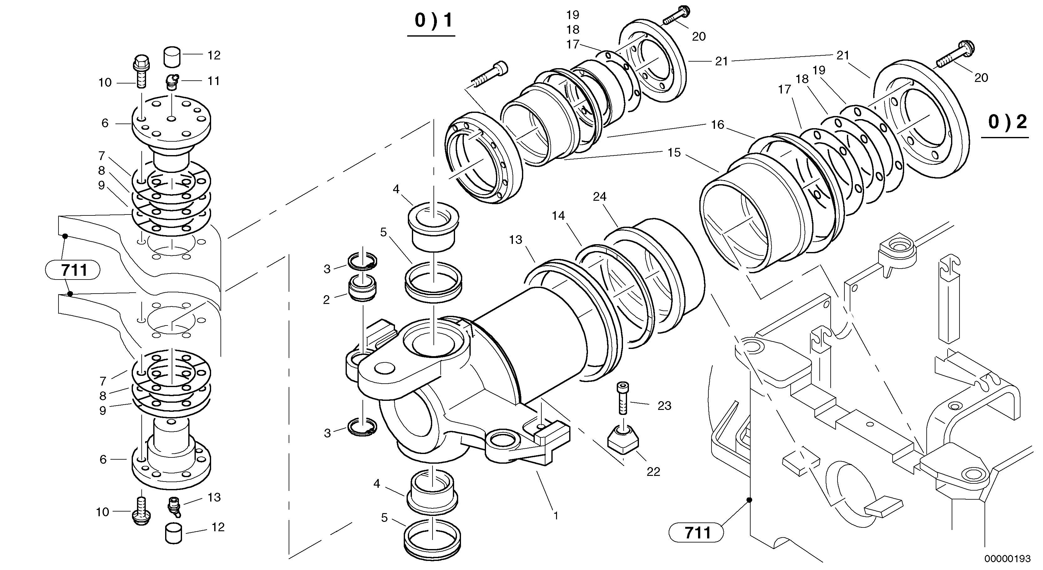 Articulation point — volvo parts diagram