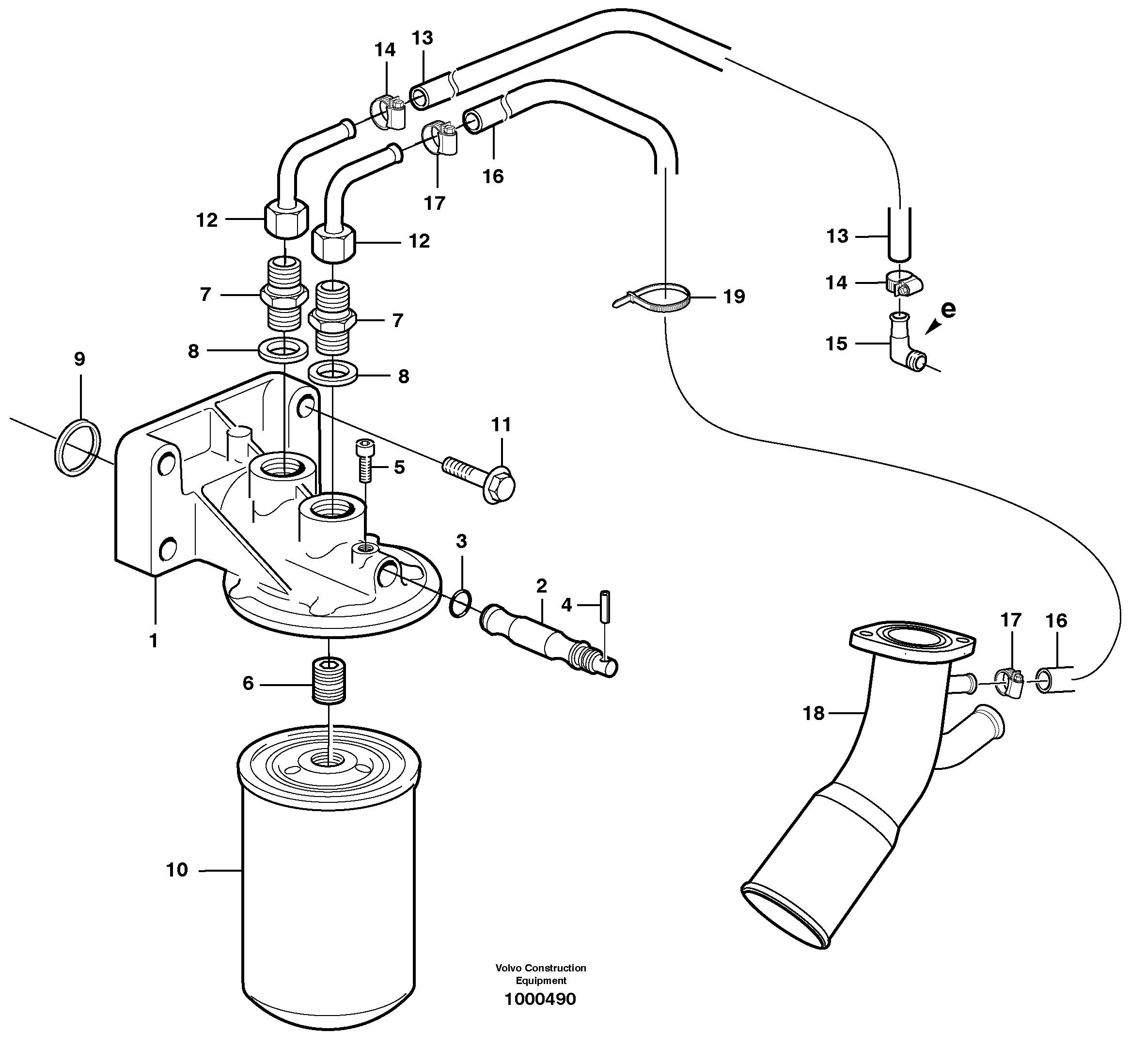 Coolant filter. — volvo parts diagram