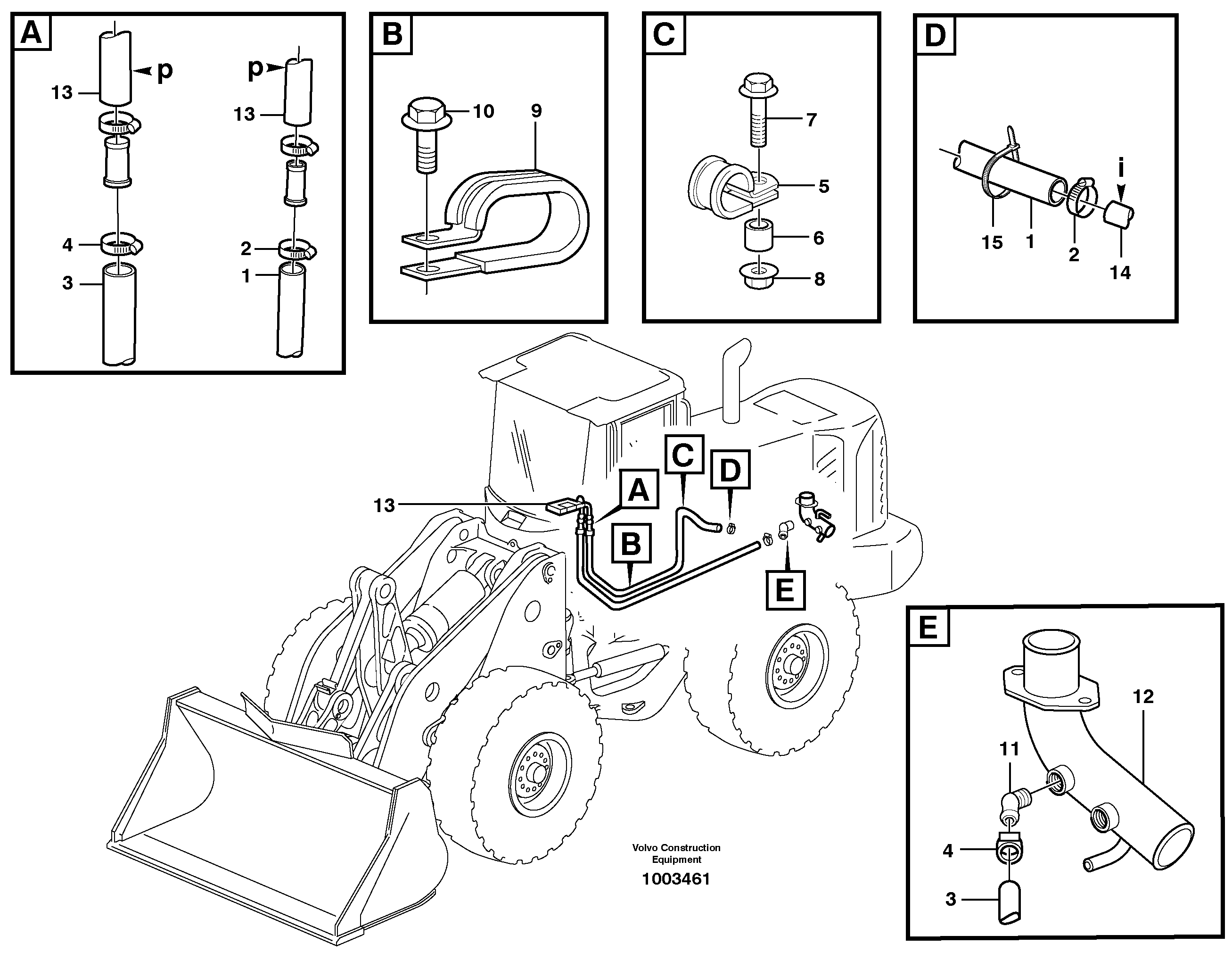Heating system — volvo parts diagram