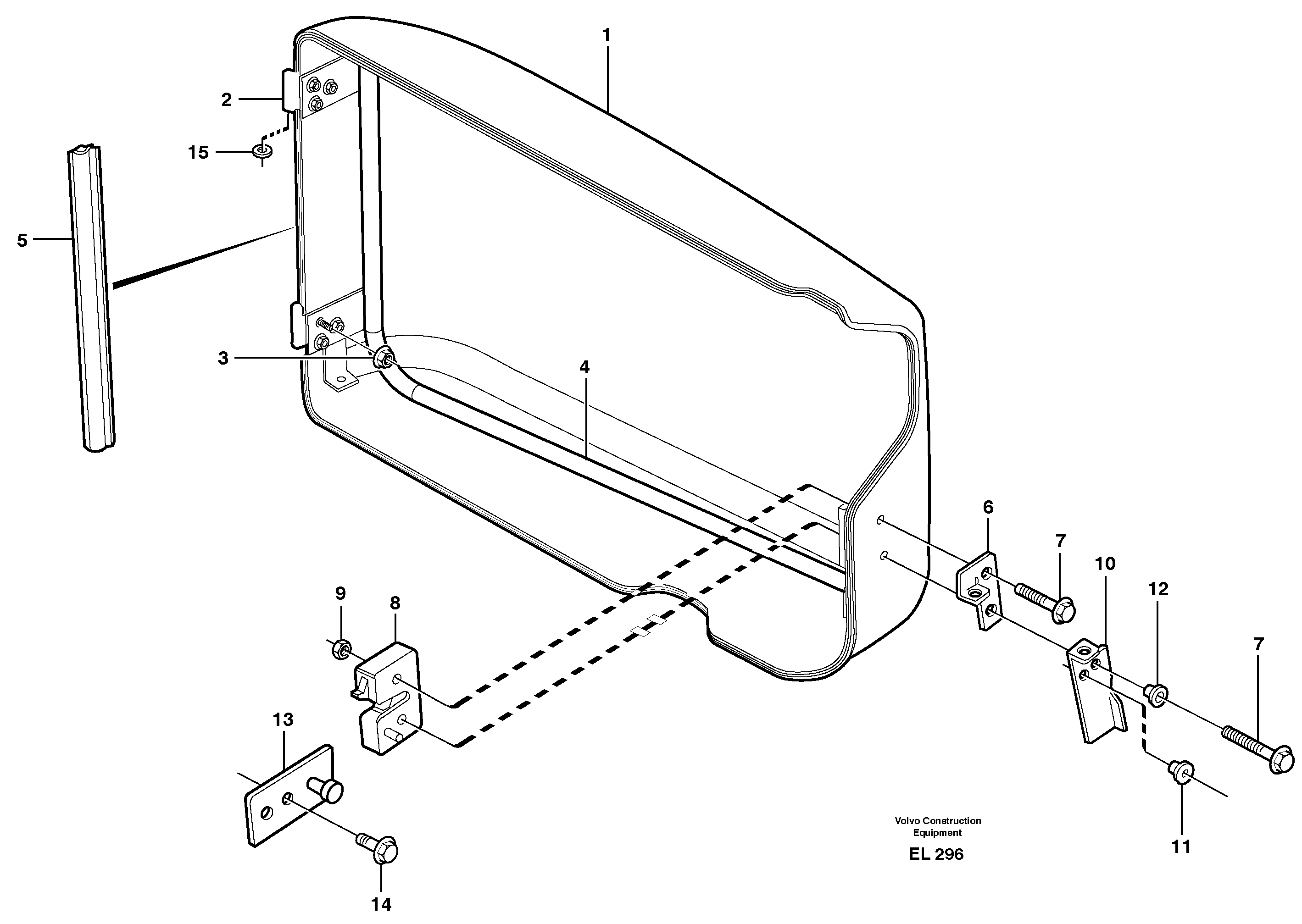 Filter cover — volvo parts diagram