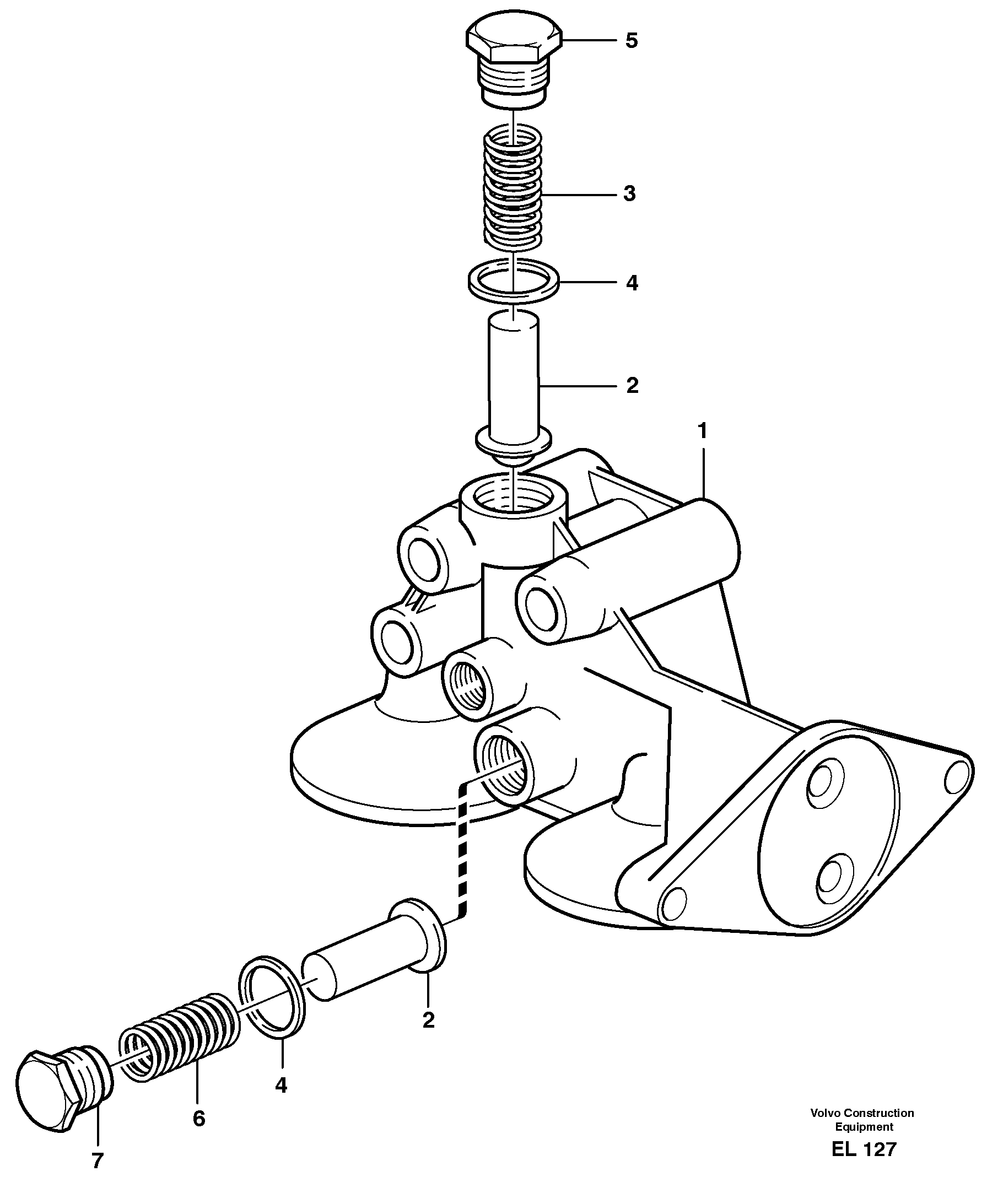Housing, oil filter  ENG - 319892 — volvo parts diagram