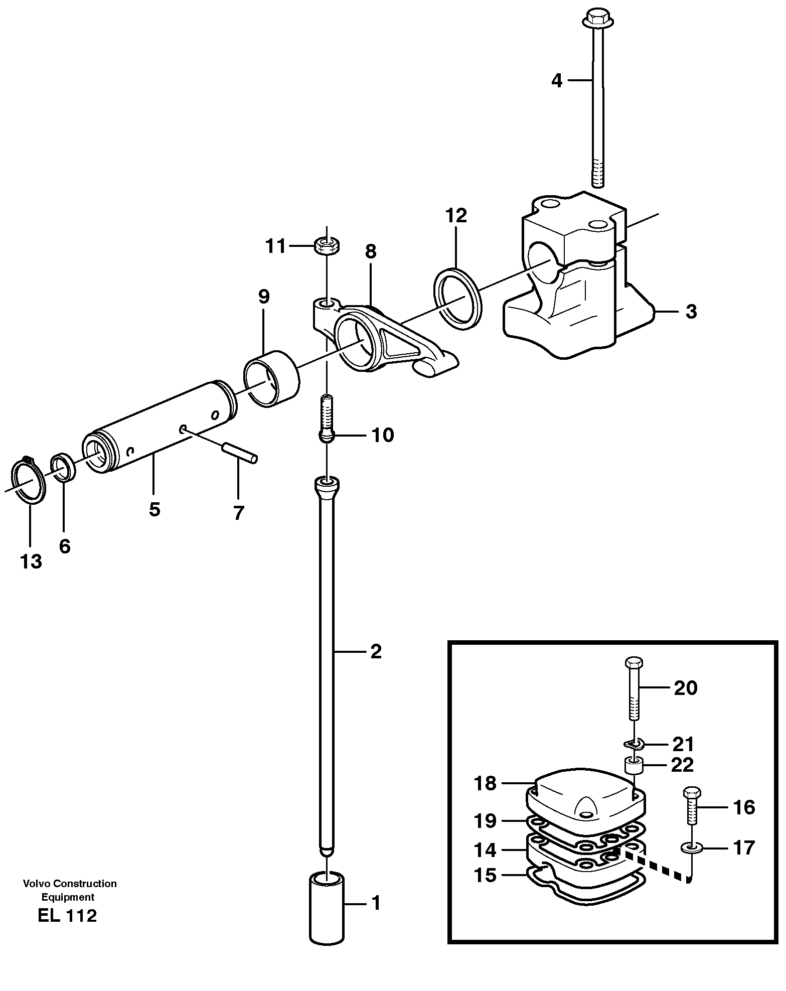 Valve mechanism — volvo parts diagram