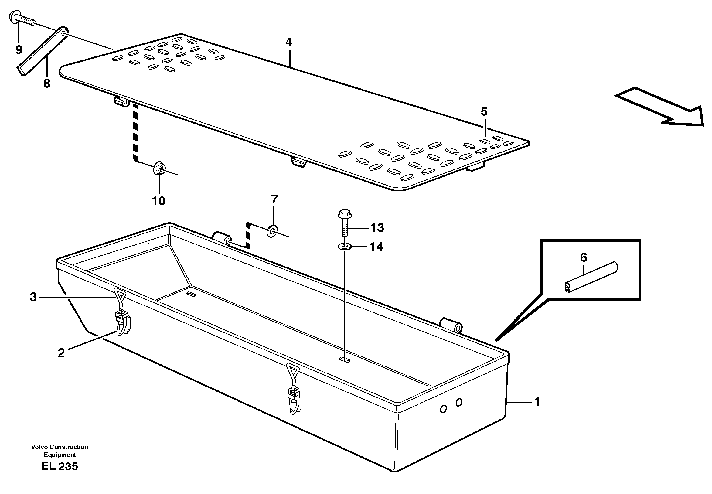 Toolbox  82157 — volvo parts diagram