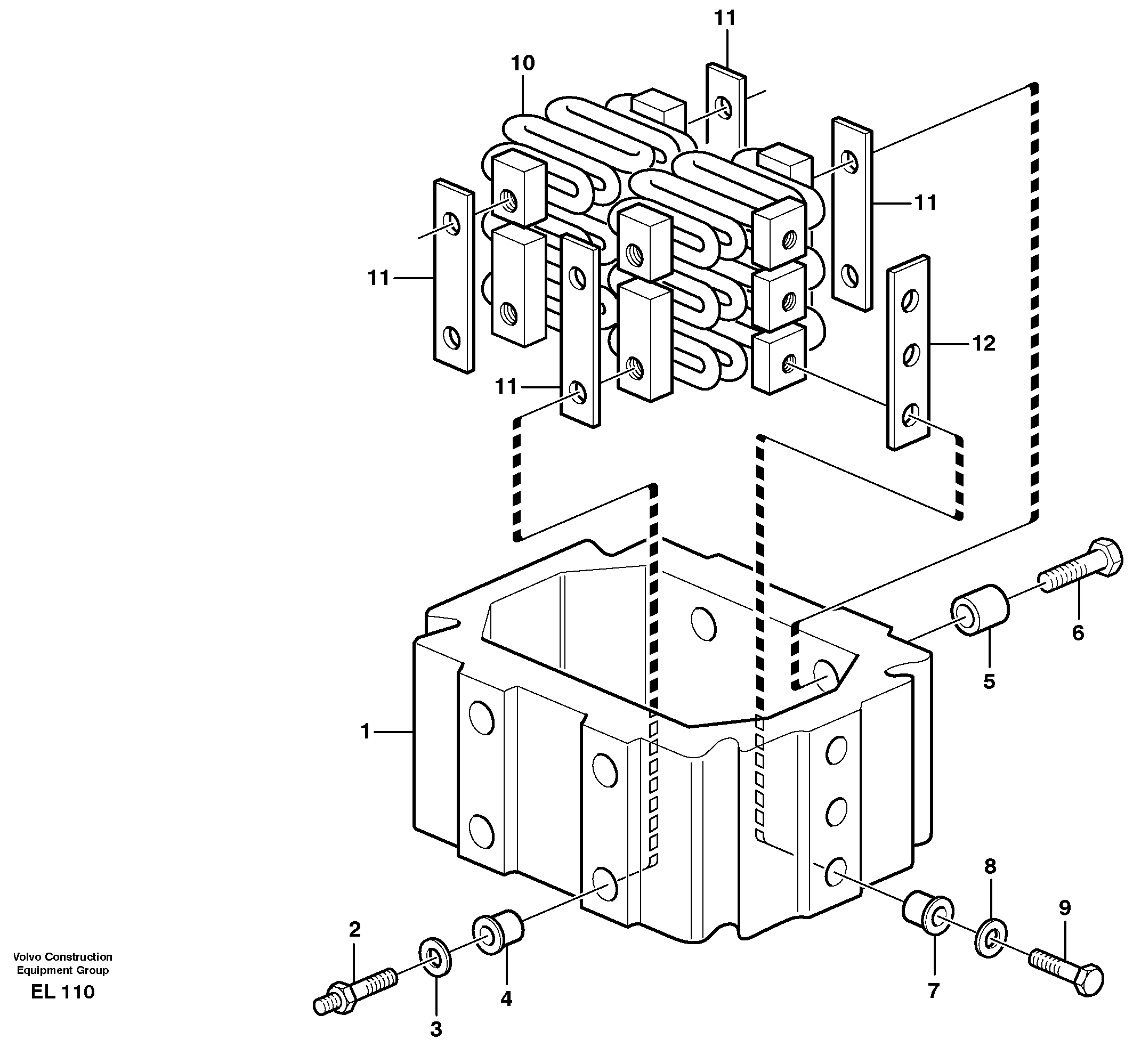 Pre-heater — volvo parts diagram