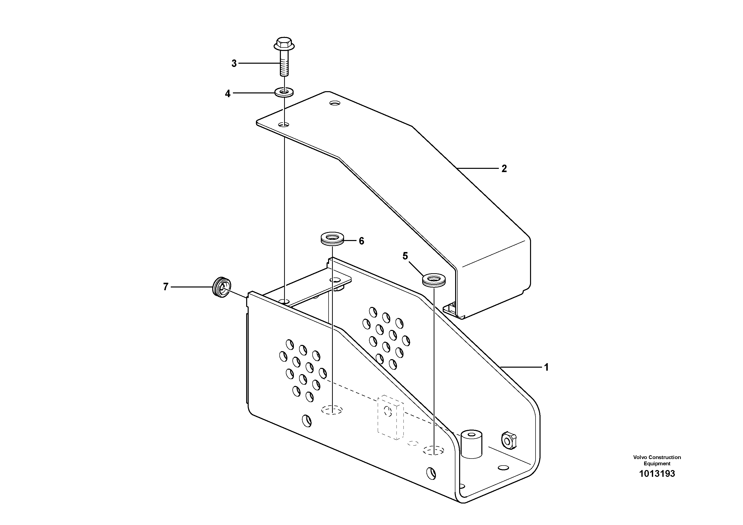 Protection, front lighting.  82877 — volvo parts diagram