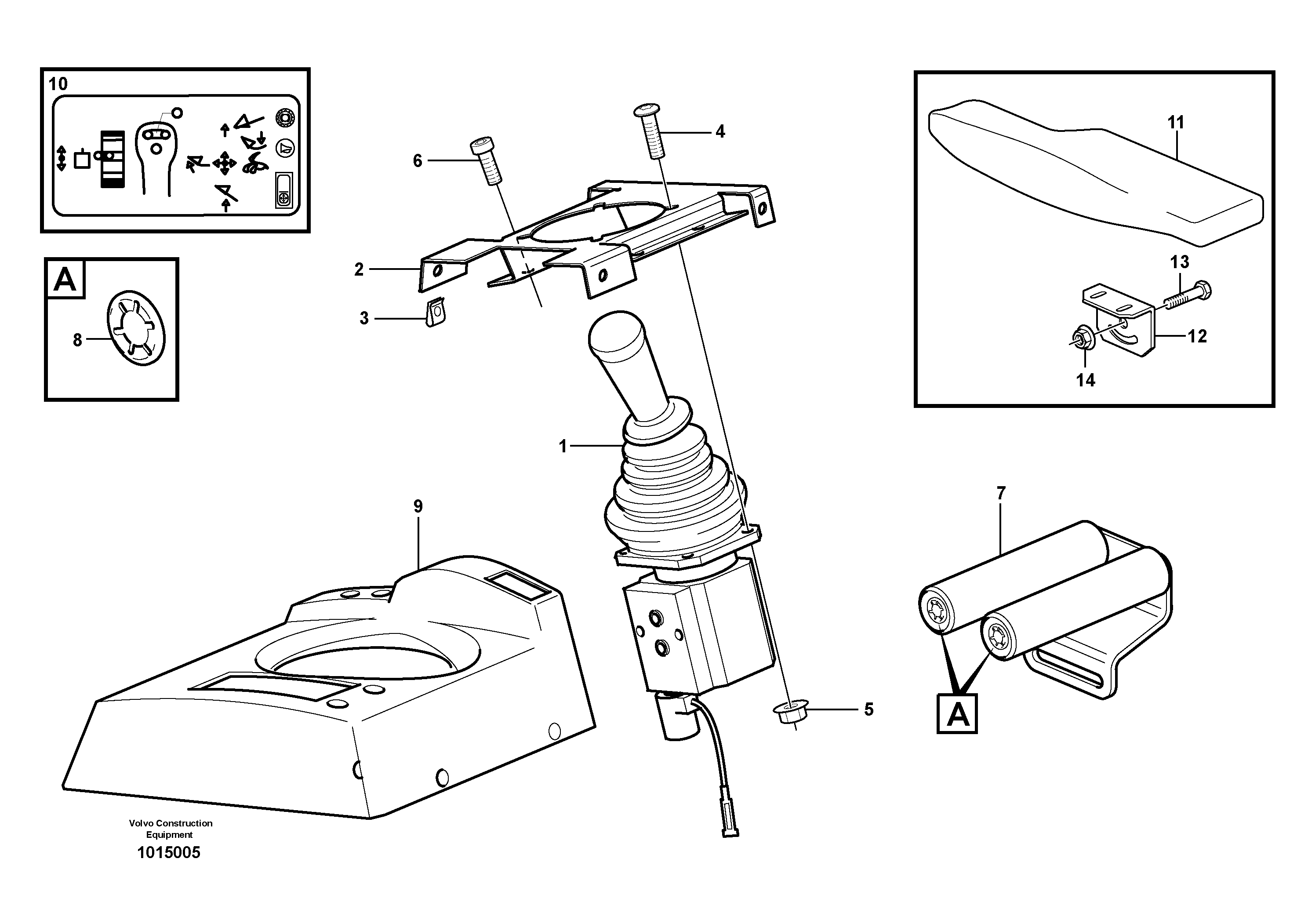 Servo valve with fitting parts.  80363, 80364, 82325, 82326 — volvo parts diagram