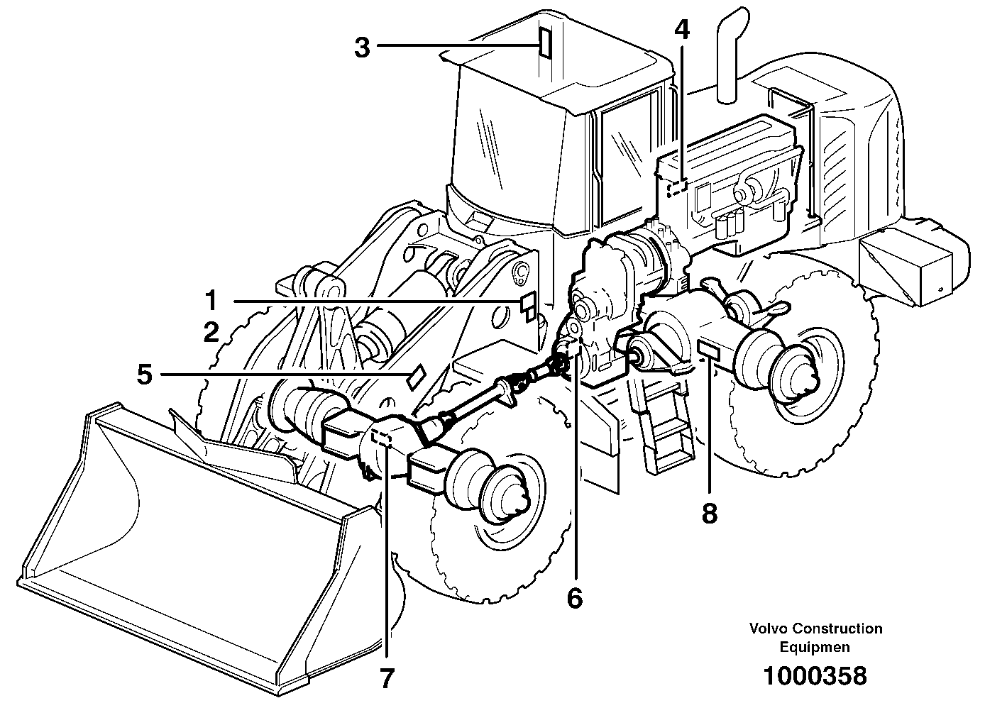Product sign plate — volvo parts diagram