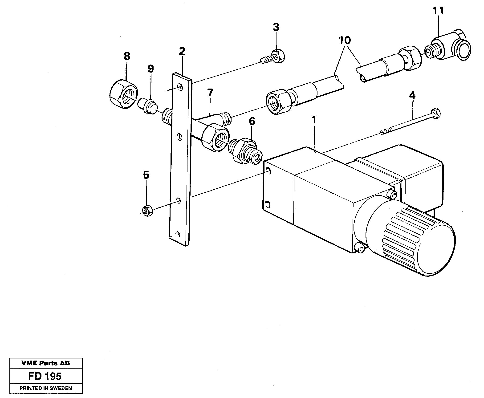 Overload protection  14258192 — volvo parts diagram