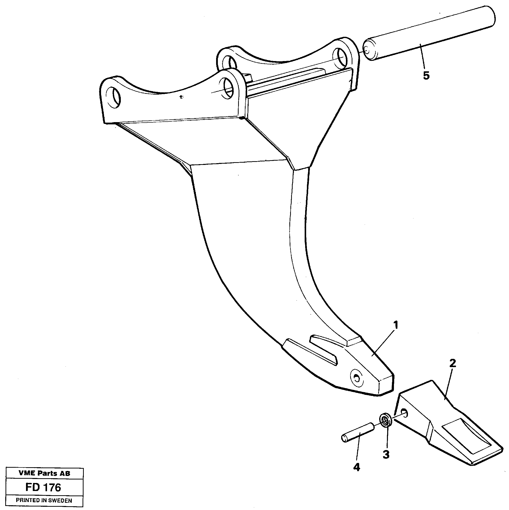 Ripper  14259270 — volvo parts diagram