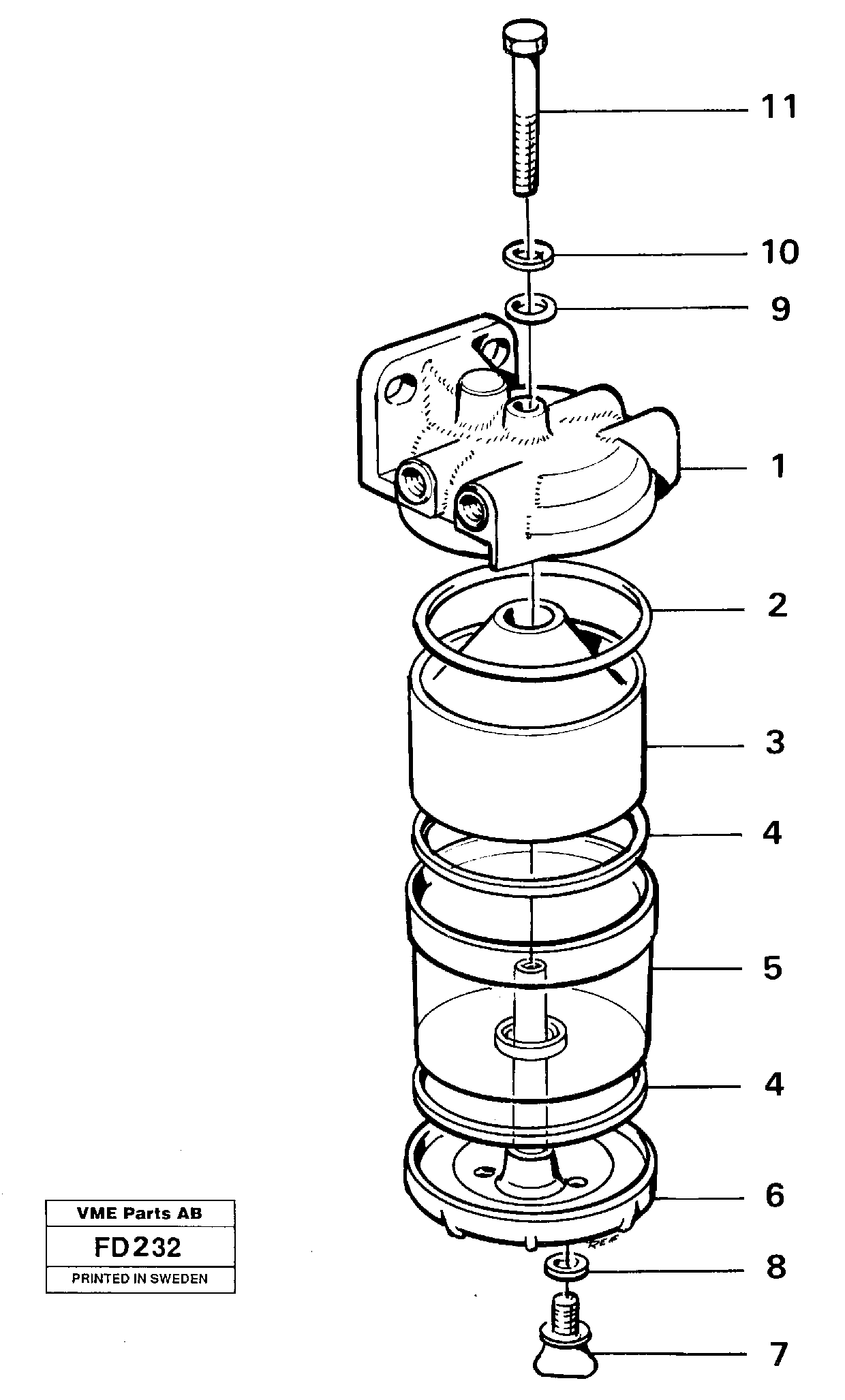Filter — volvo parts diagram