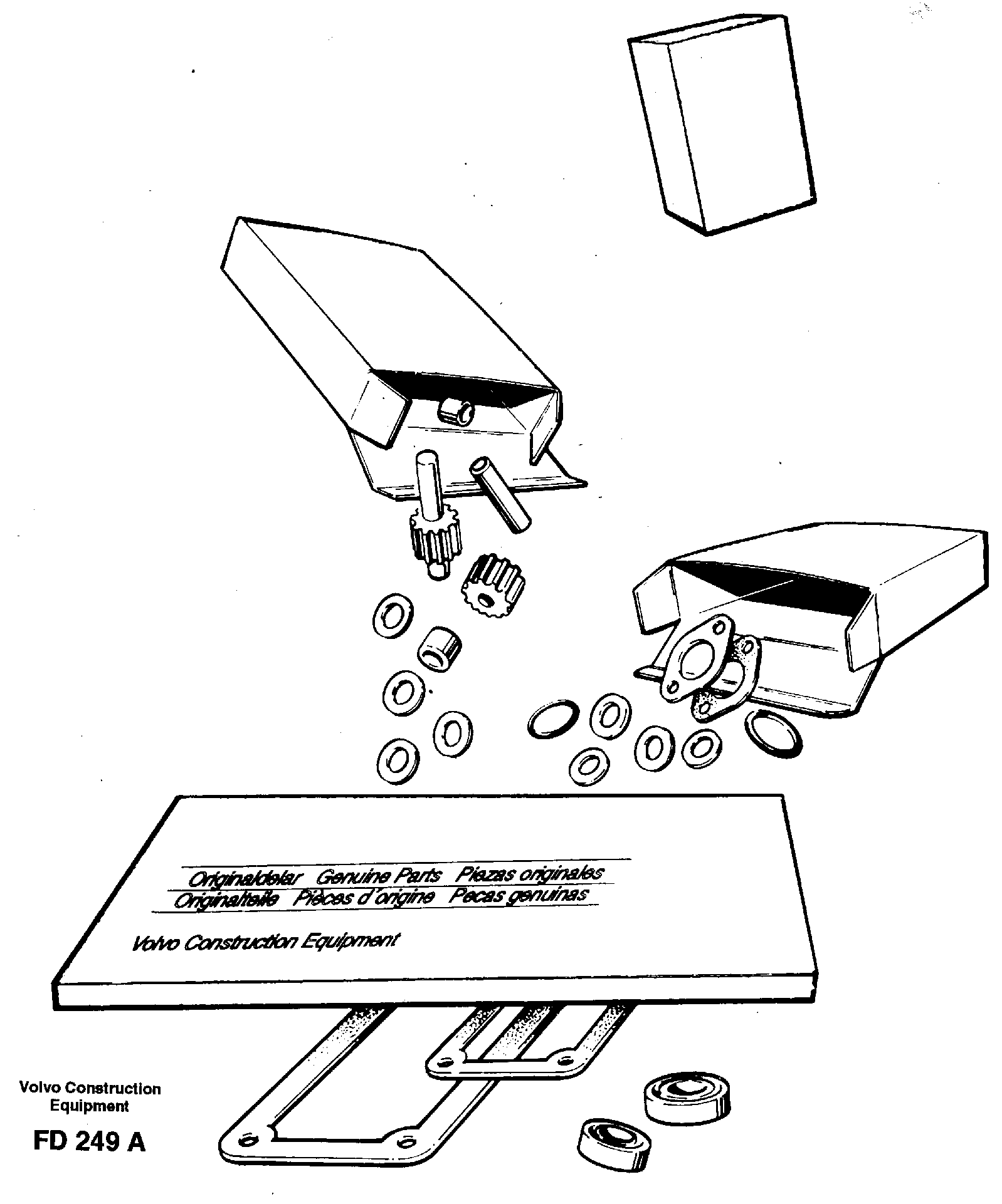 Gasket kits for engine — volvo parts diagram