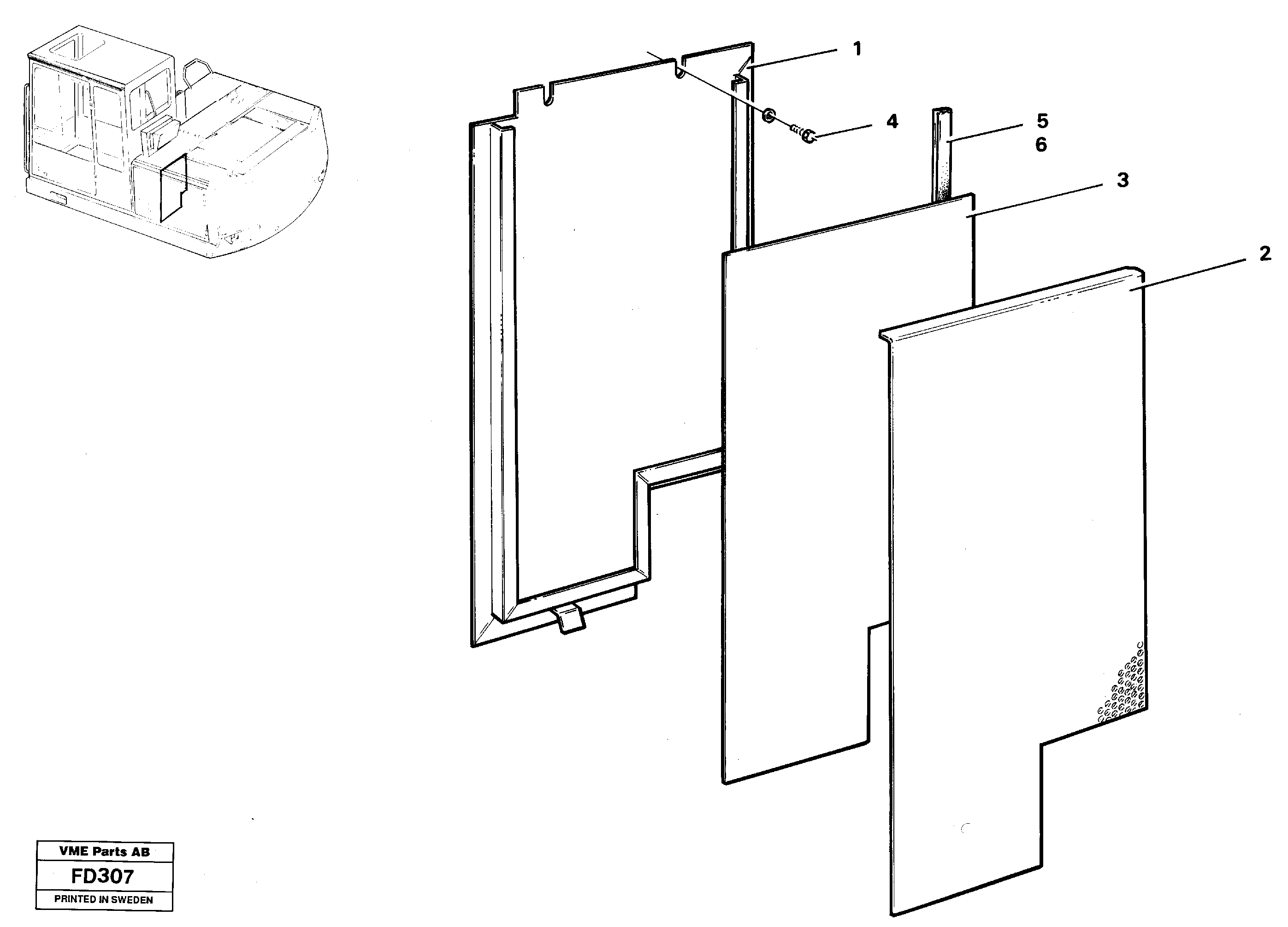 Hatch, engine — volvo parts diagram