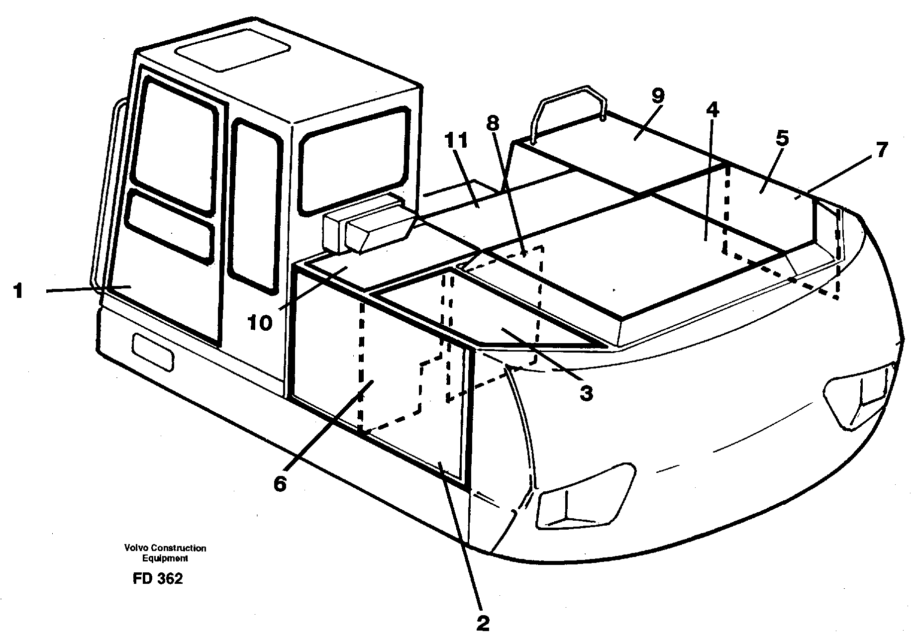 Doors, hatches — volvo parts diagram