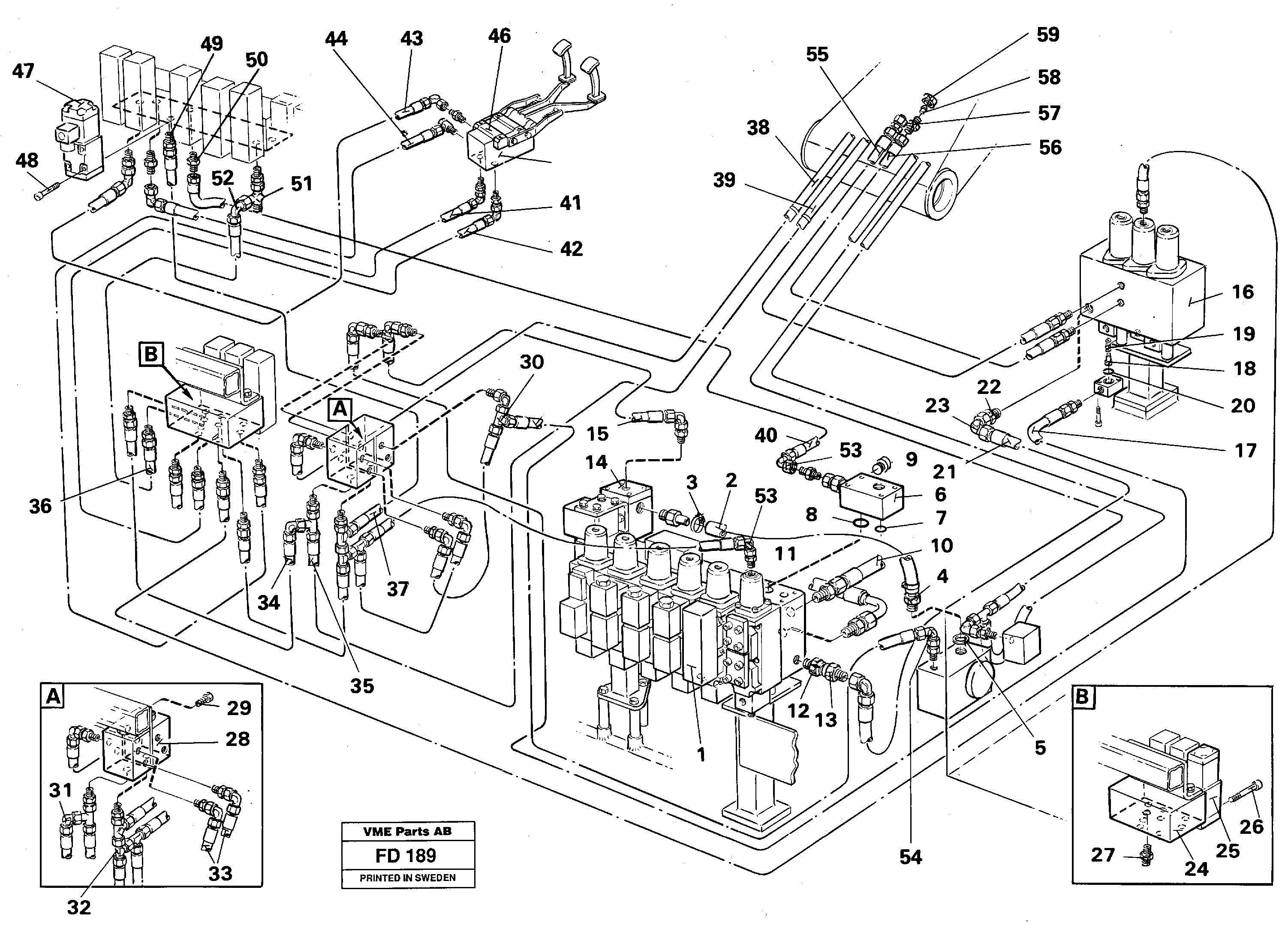 Hammerequipment, adjustable boom.  14258386 — volvo parts diagram