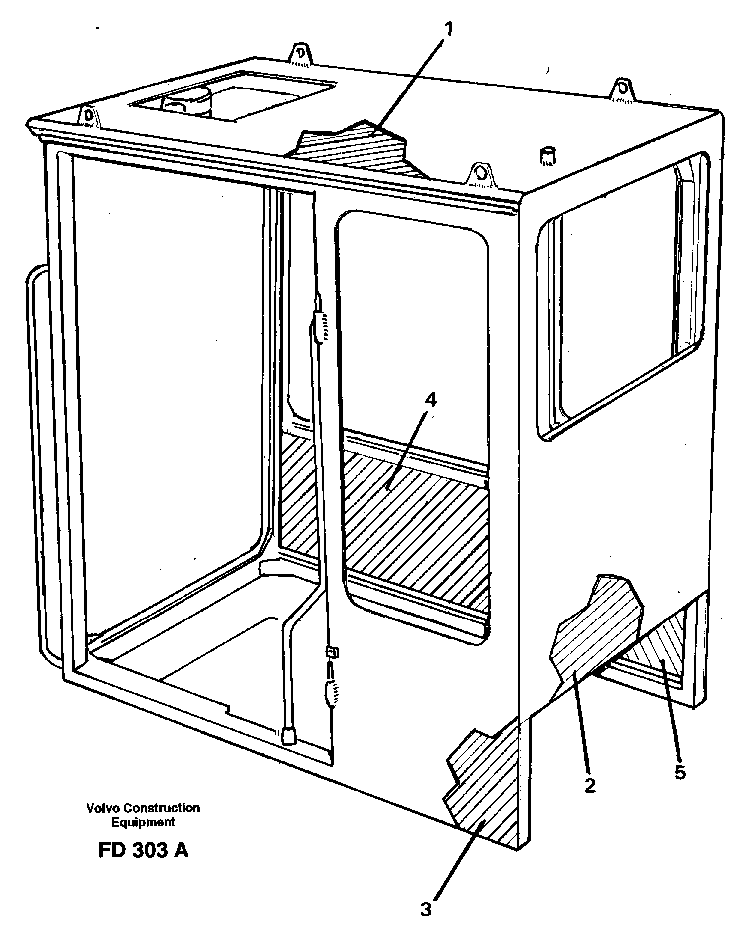 Cabin coating — volvo parts diagram