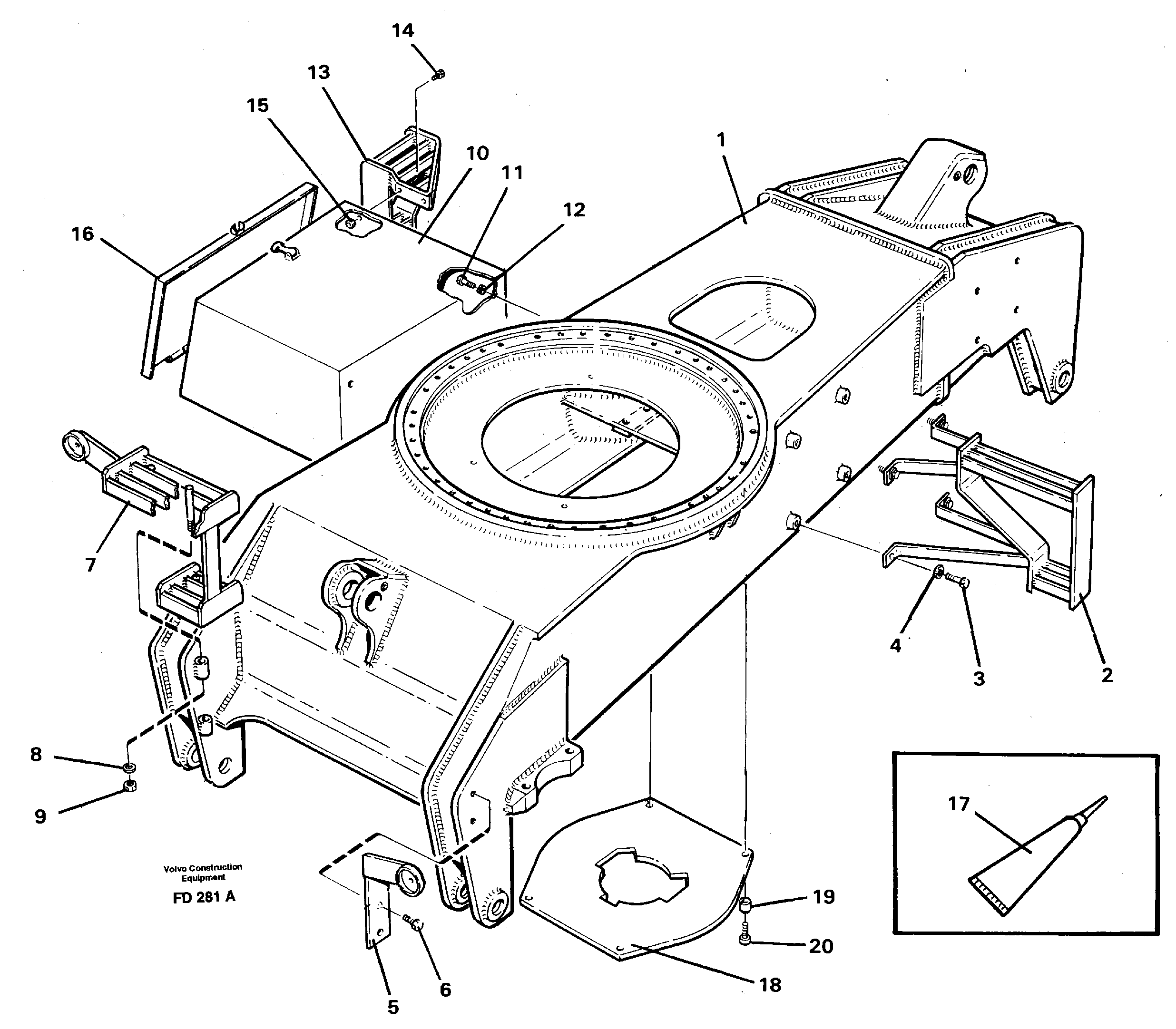 Undercarriage — volvo parts diagram