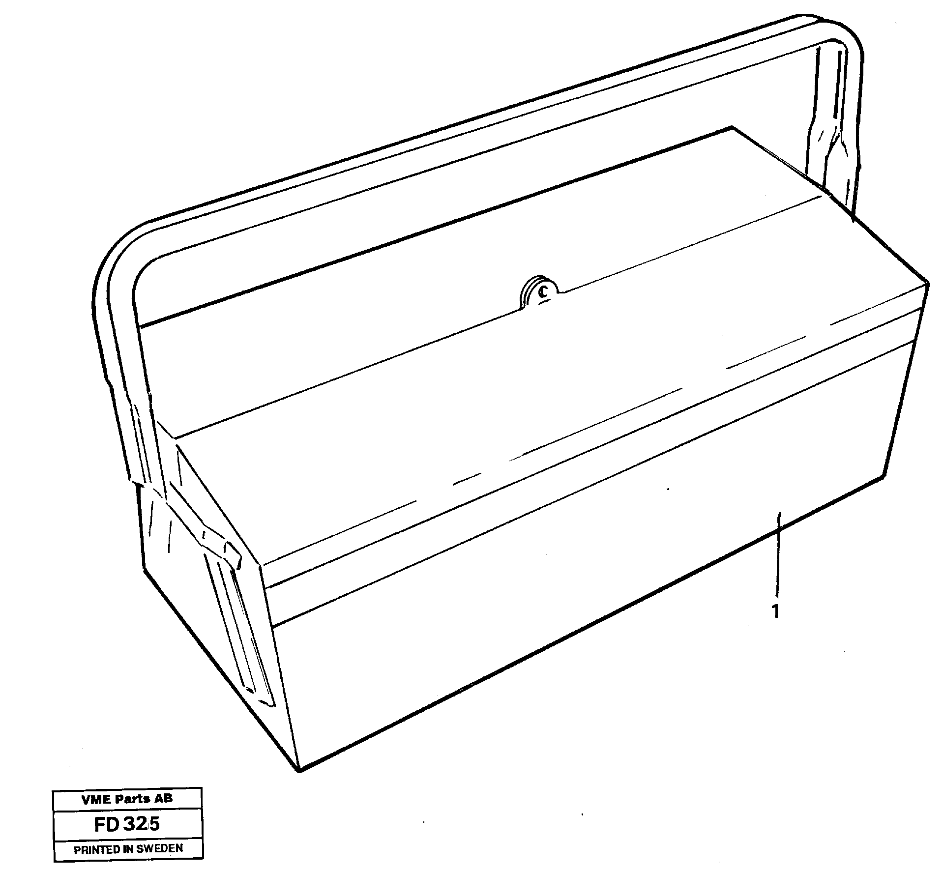 Toolbox  STD — volvo parts diagram