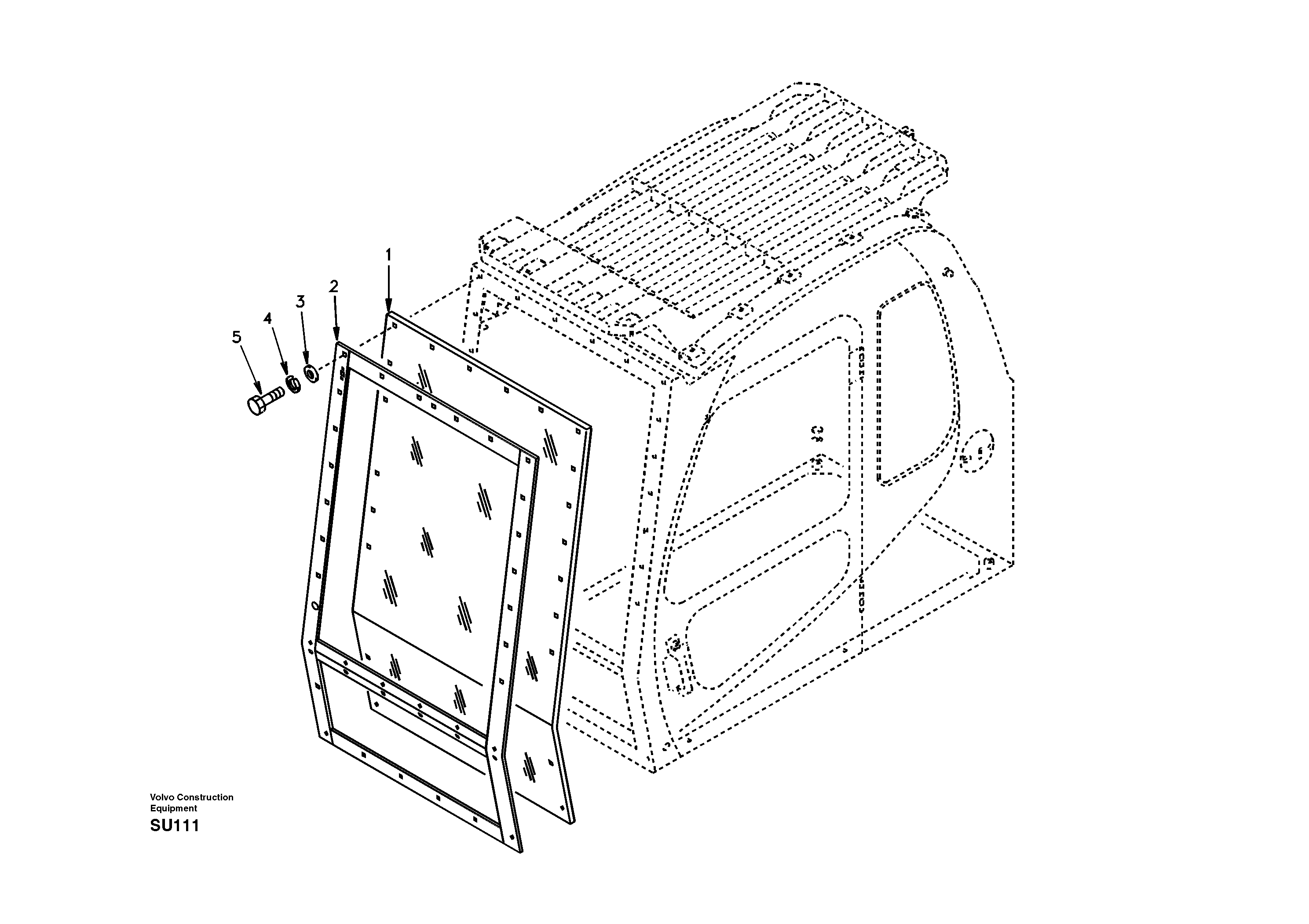 Windshield — volvo parts diagram