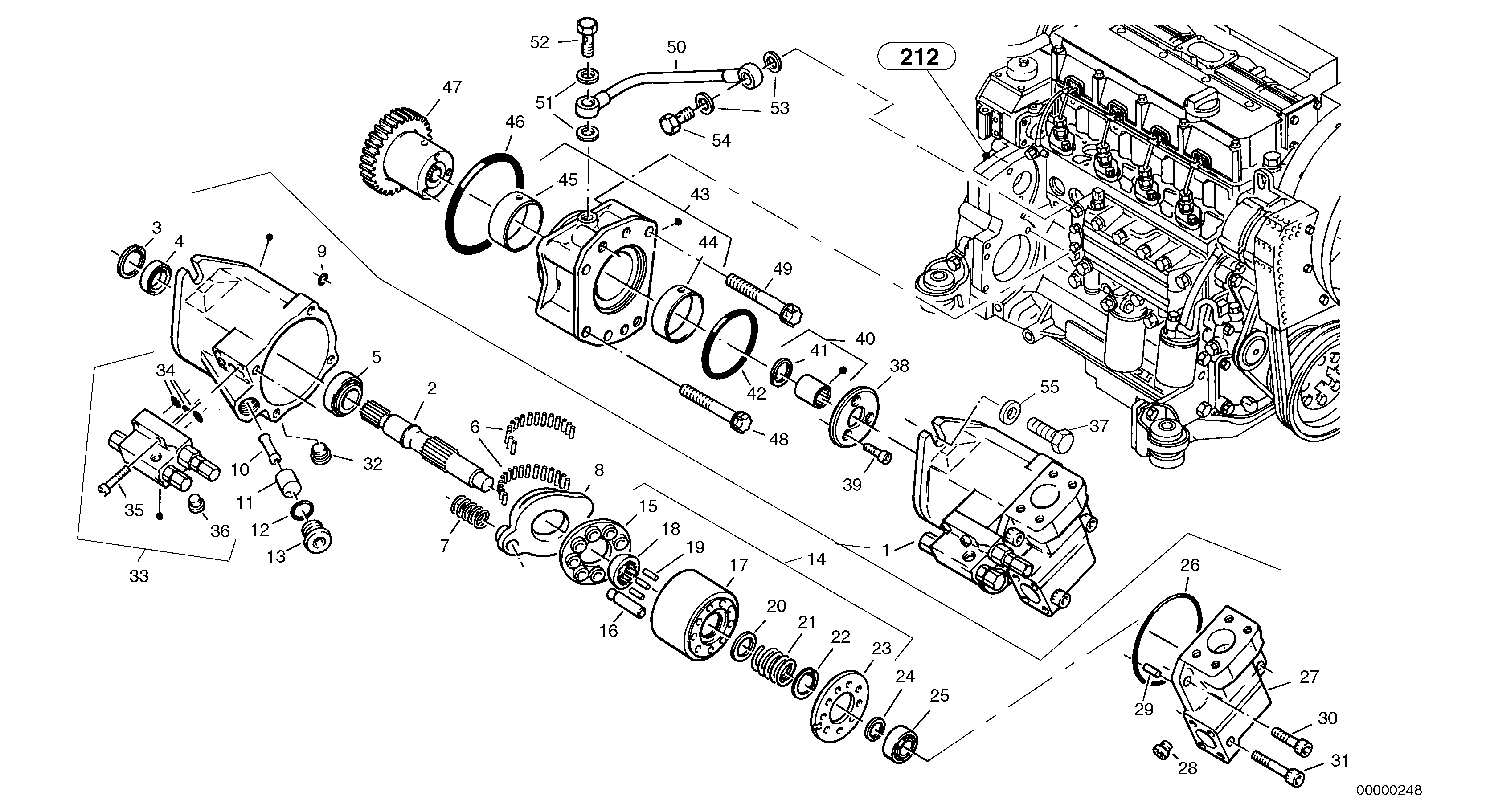 Stop block for wheel — volvo parts diagram