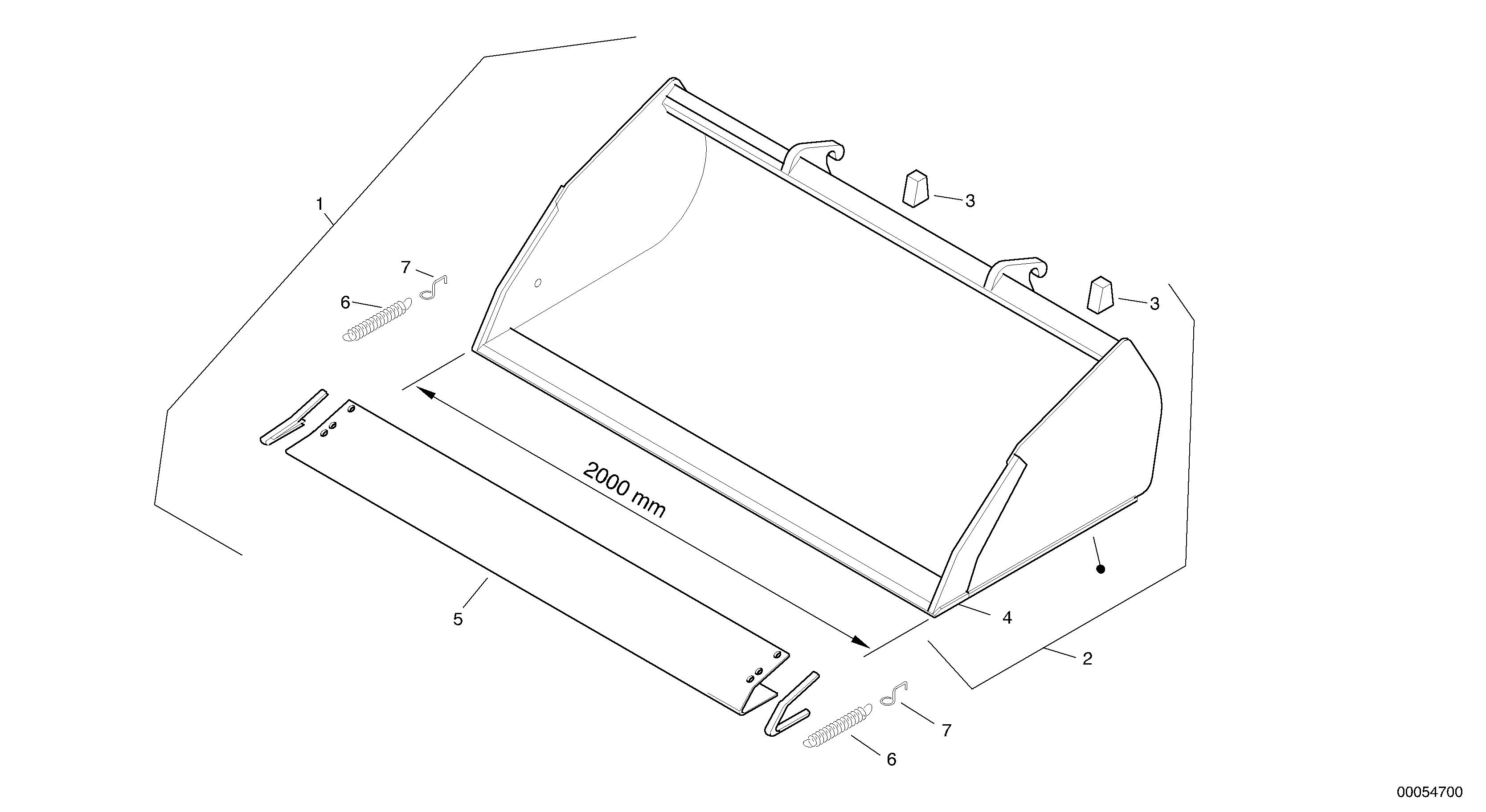 Planing shovel — volvo parts diagram