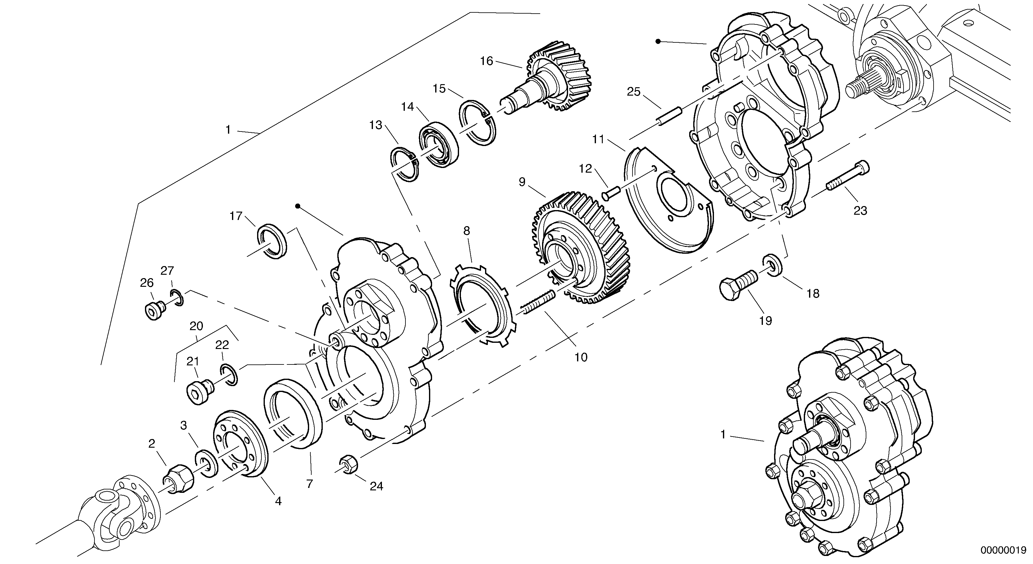 Gearbox assy — volvo parts diagram