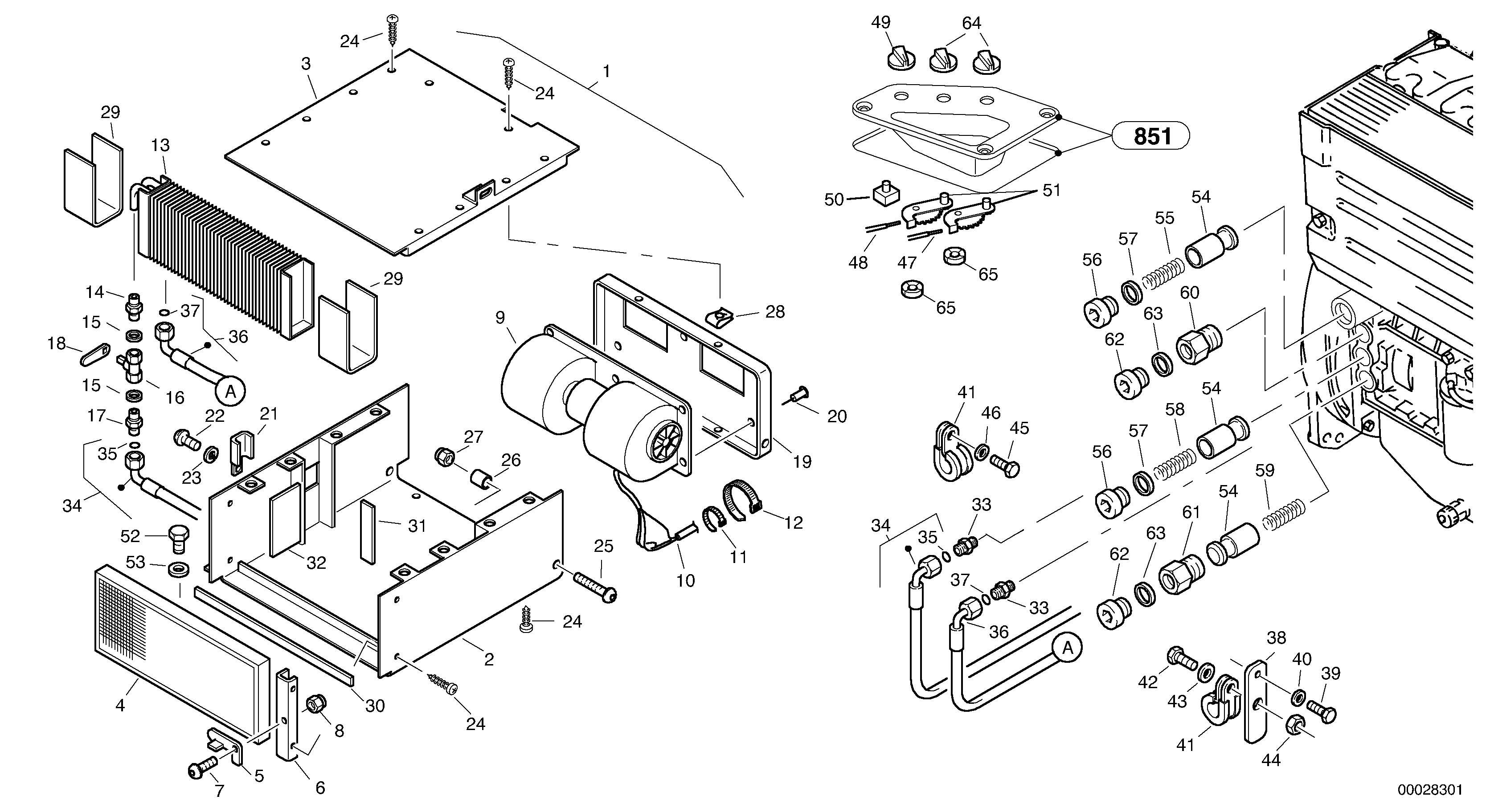 Heater — volvo parts diagram