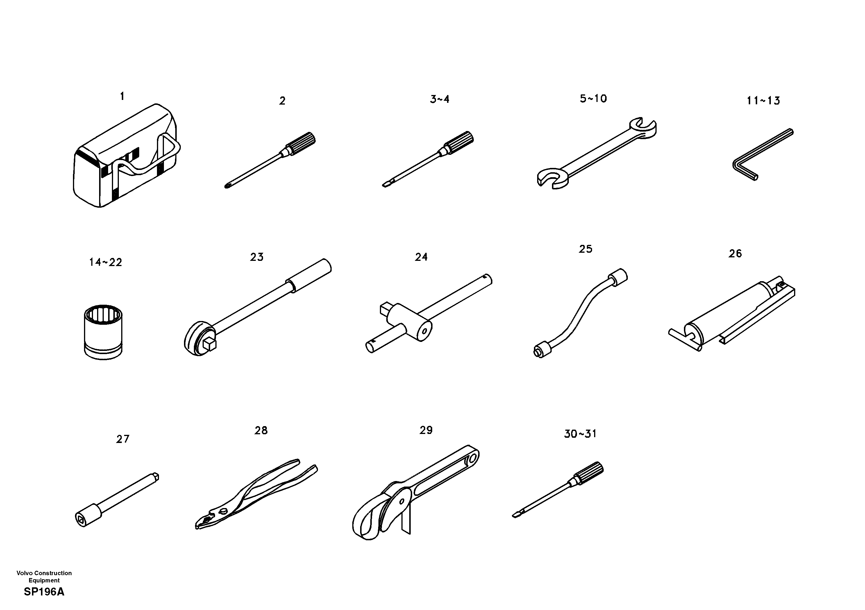 Tool — volvo parts diagram