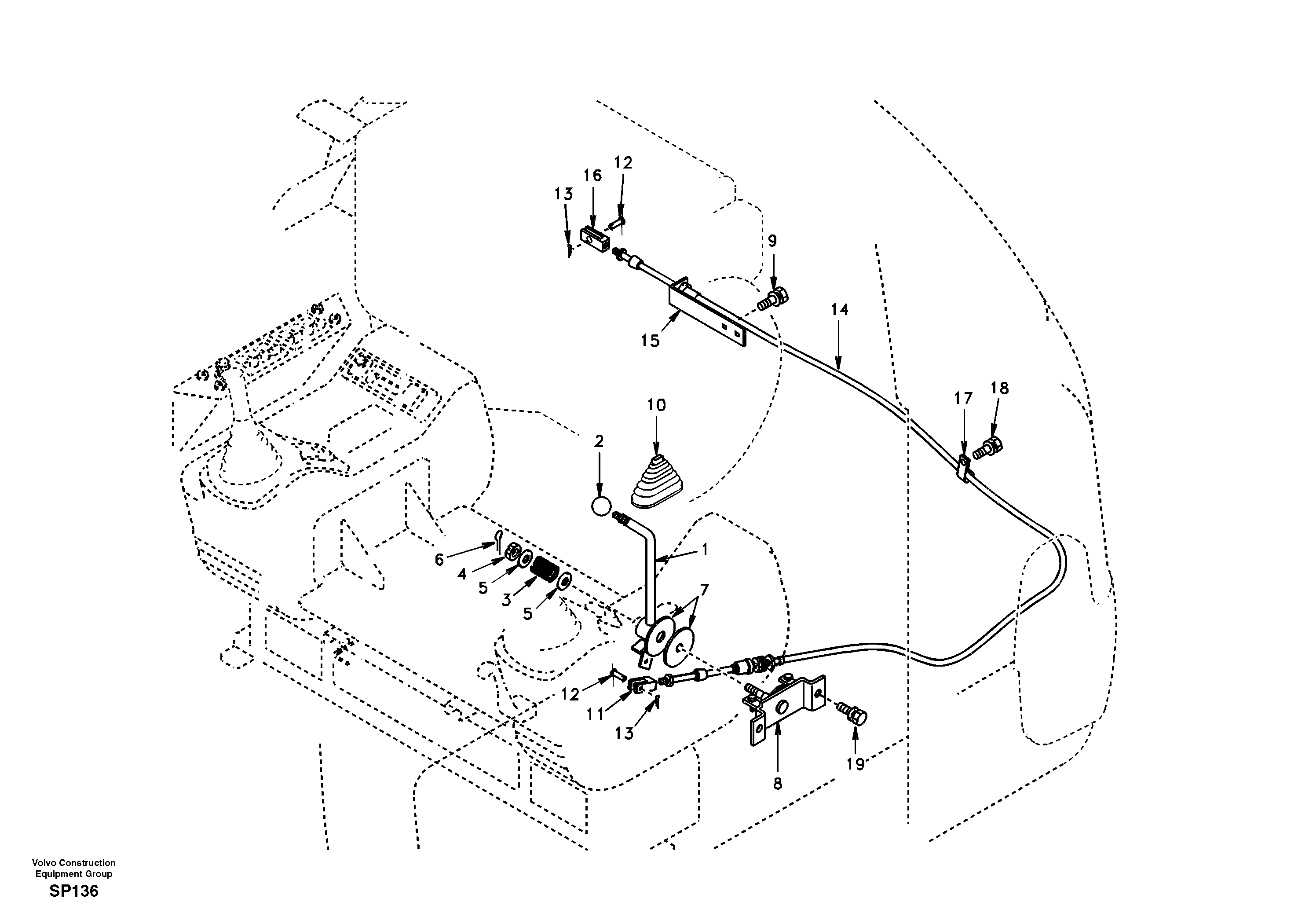 Speed control — volvo parts diagram