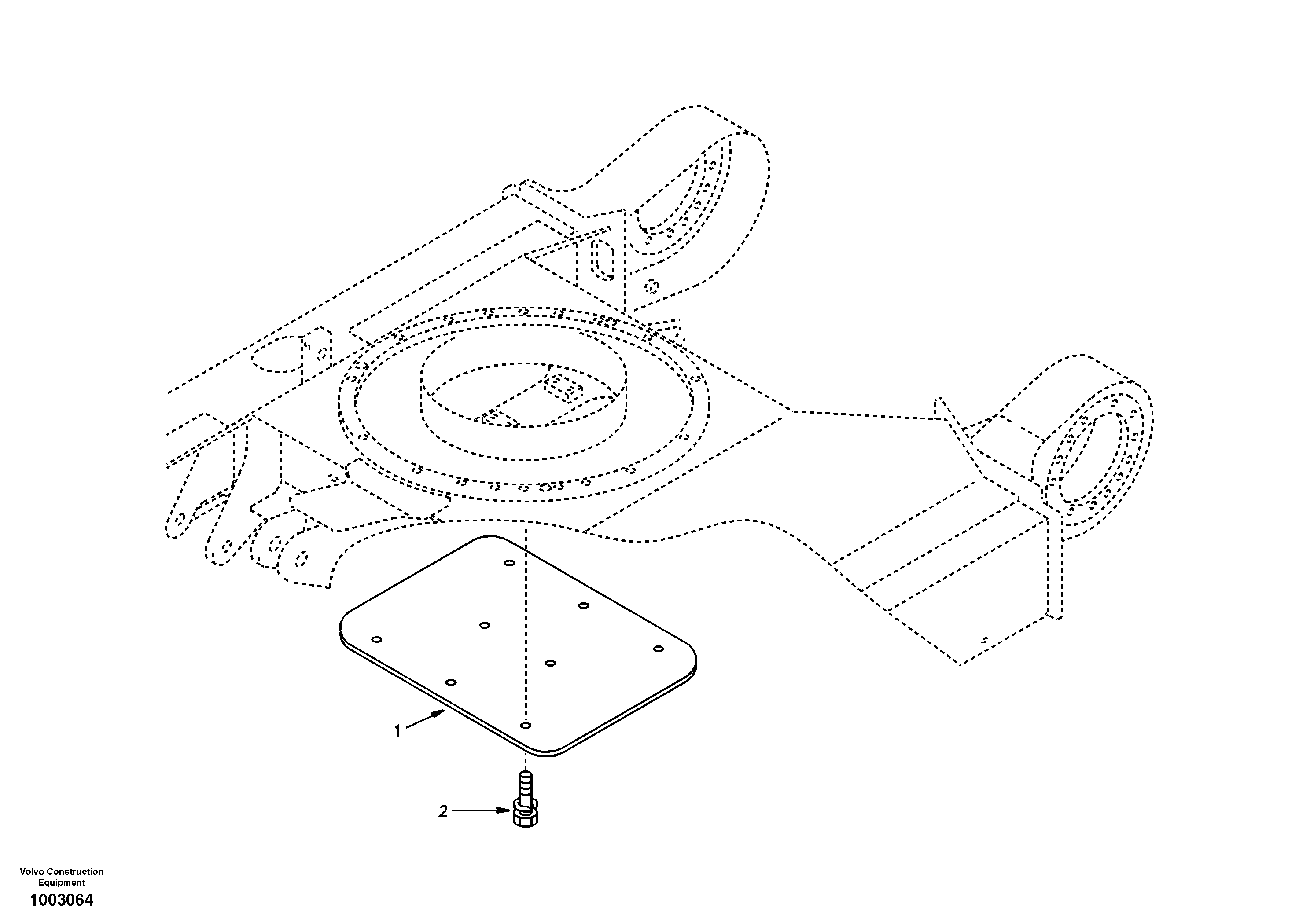 Protecting plate — volvo parts diagram