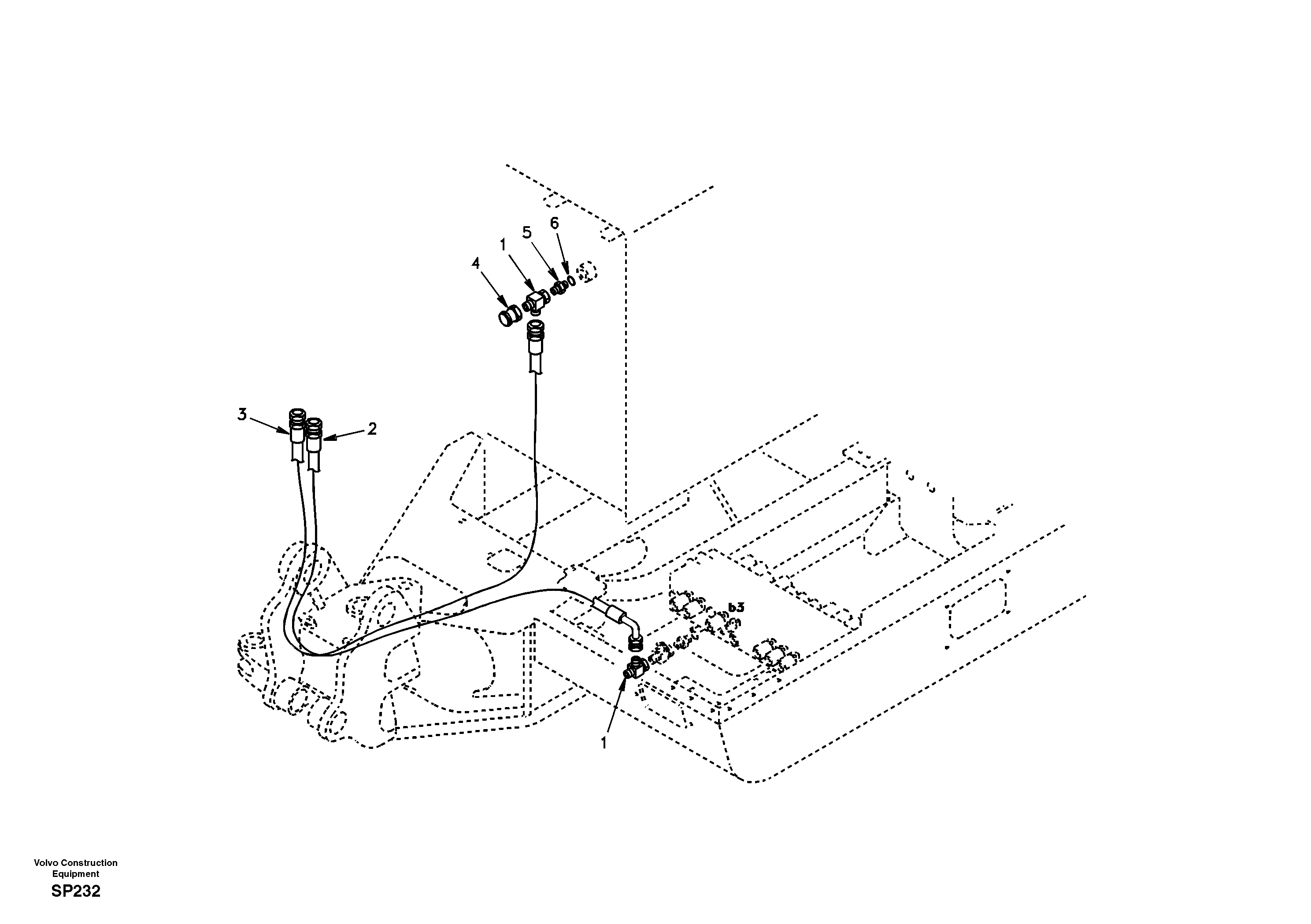 Working hydraulic, boom rupture — volvo parts diagram