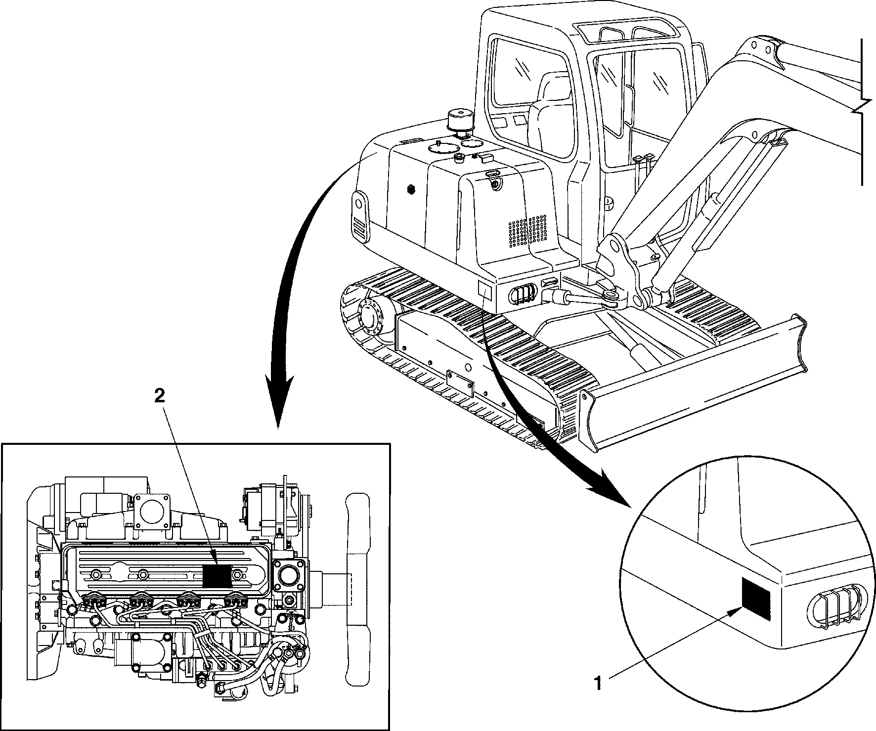 Product sign plate — volvo parts diagram