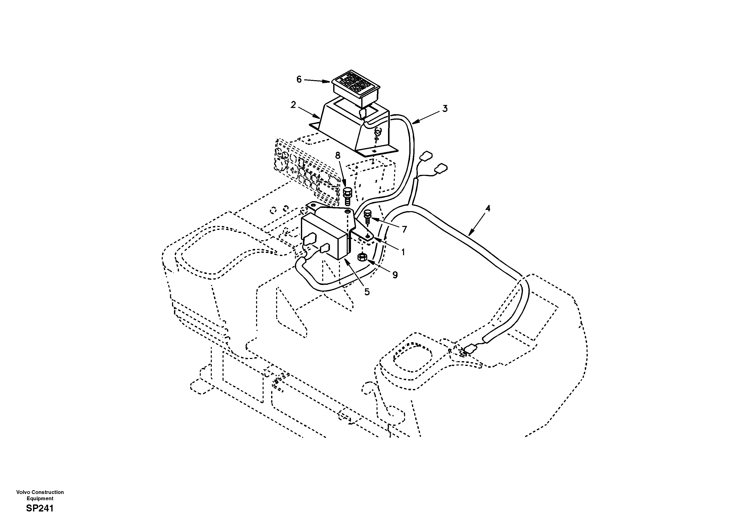Antitheft system — volvo parts diagram