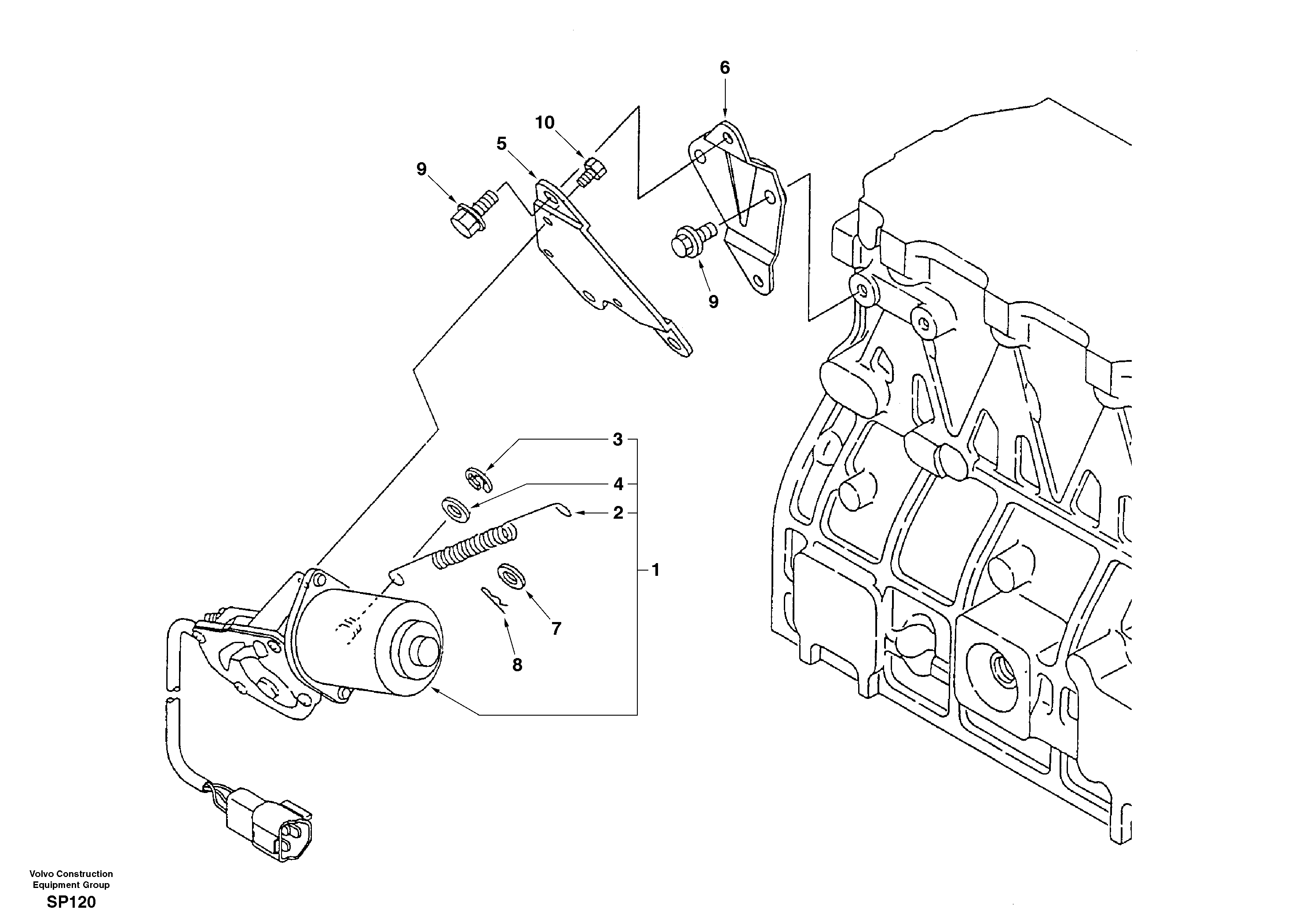 Fuel shut-off valve — volvo parts diagram