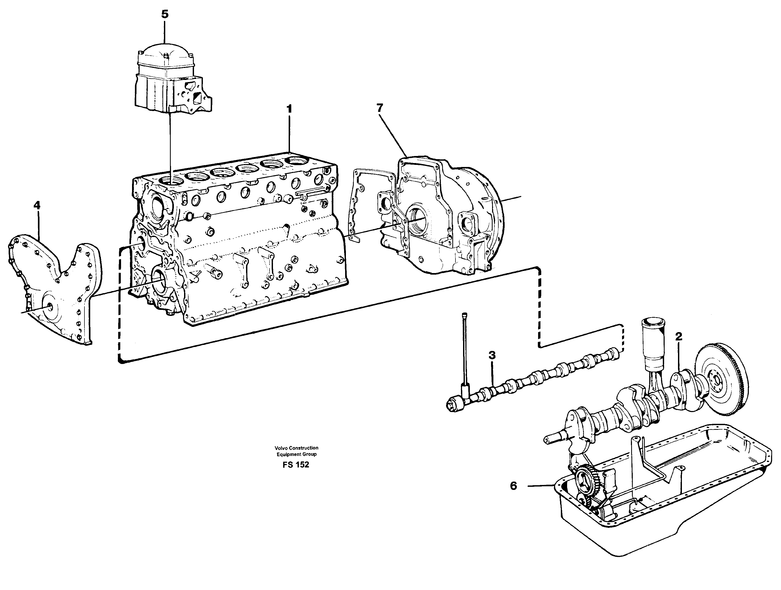 Engine Td101ge — volvo parts diagram