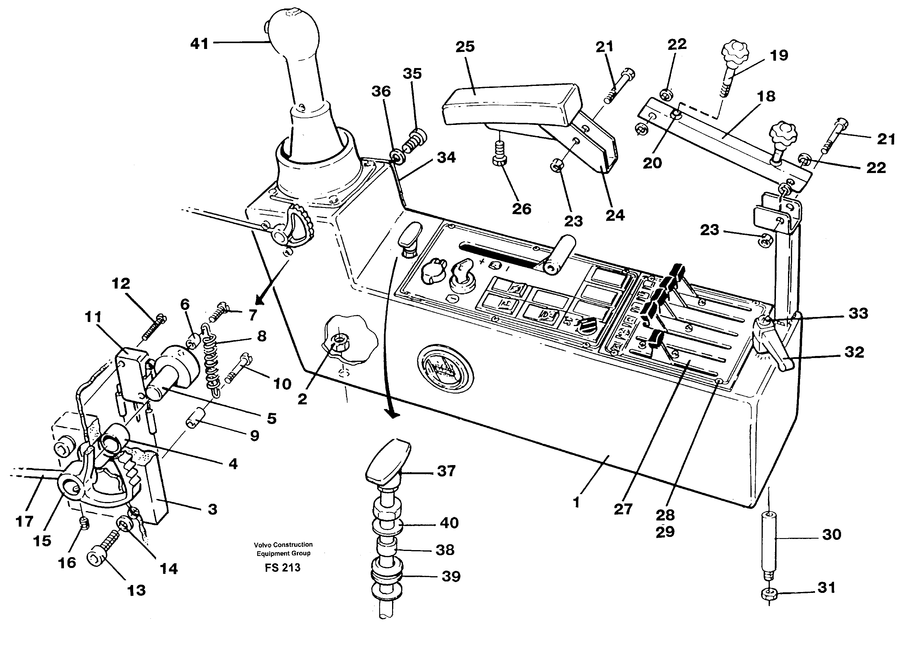 Side panel, left — volvo parts diagram