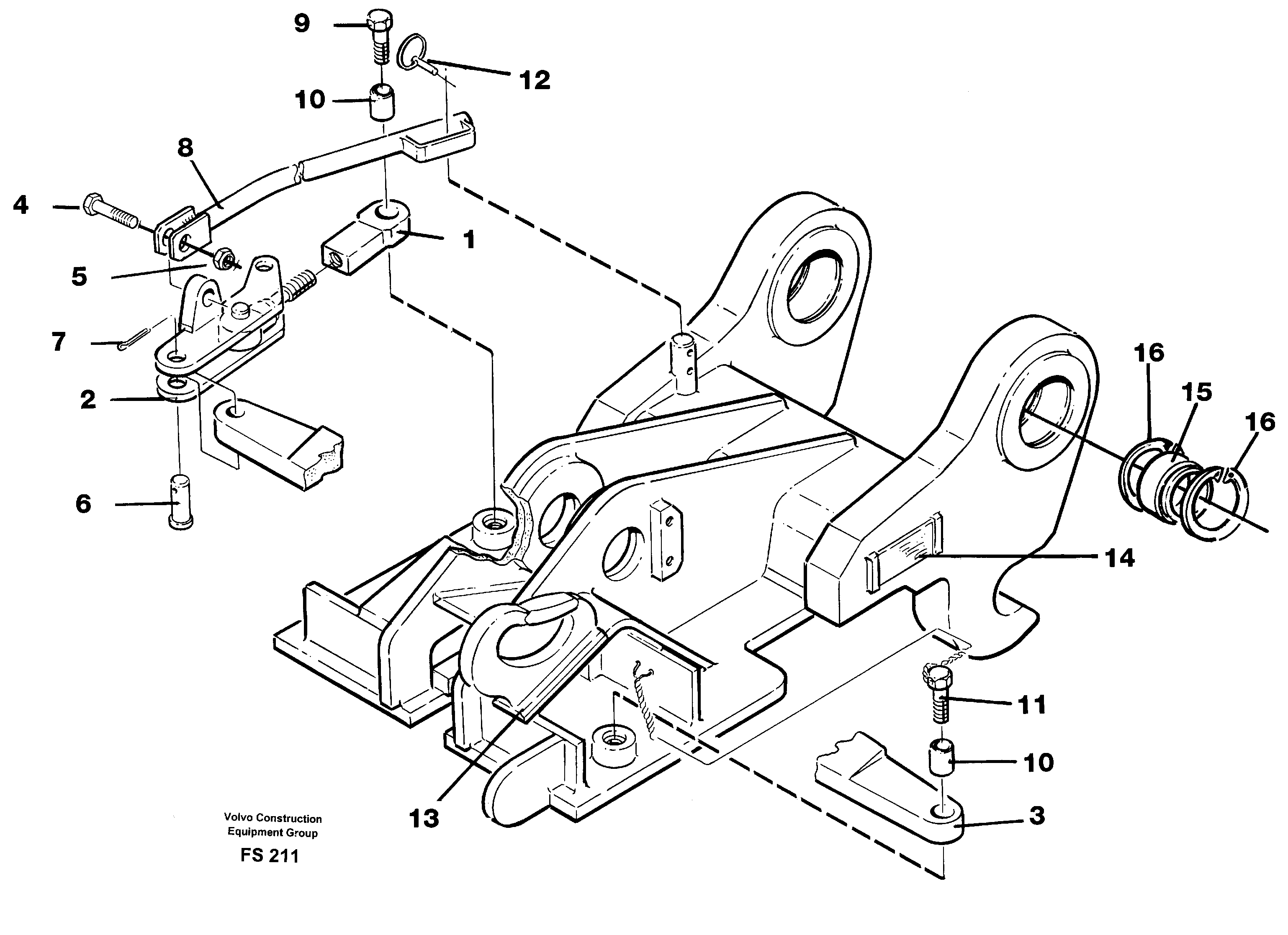 Quickfit, mechanical  14254591 — volvo parts diagram