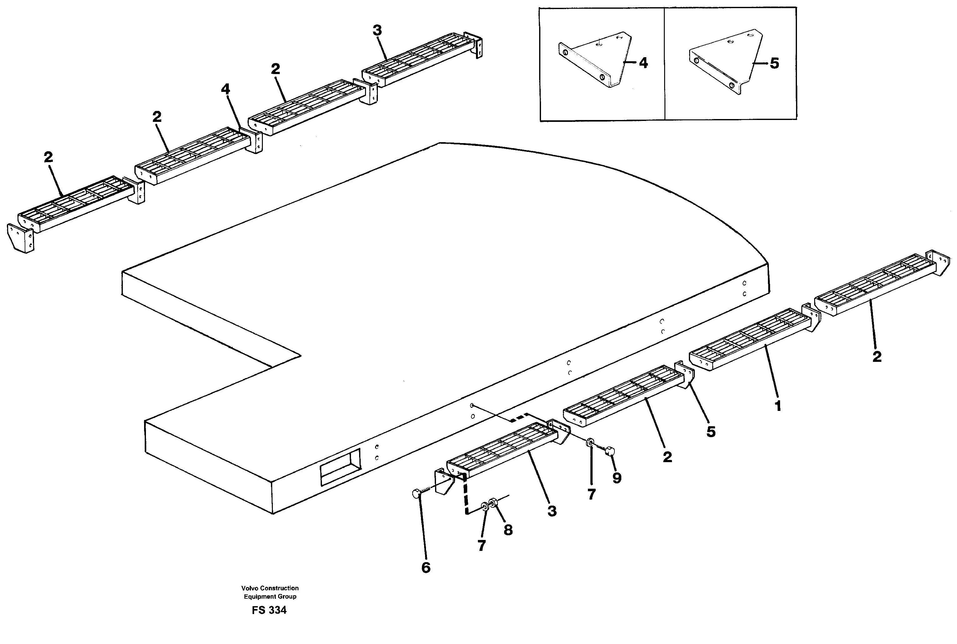 Cat-walk  14246788 — volvo parts diagram