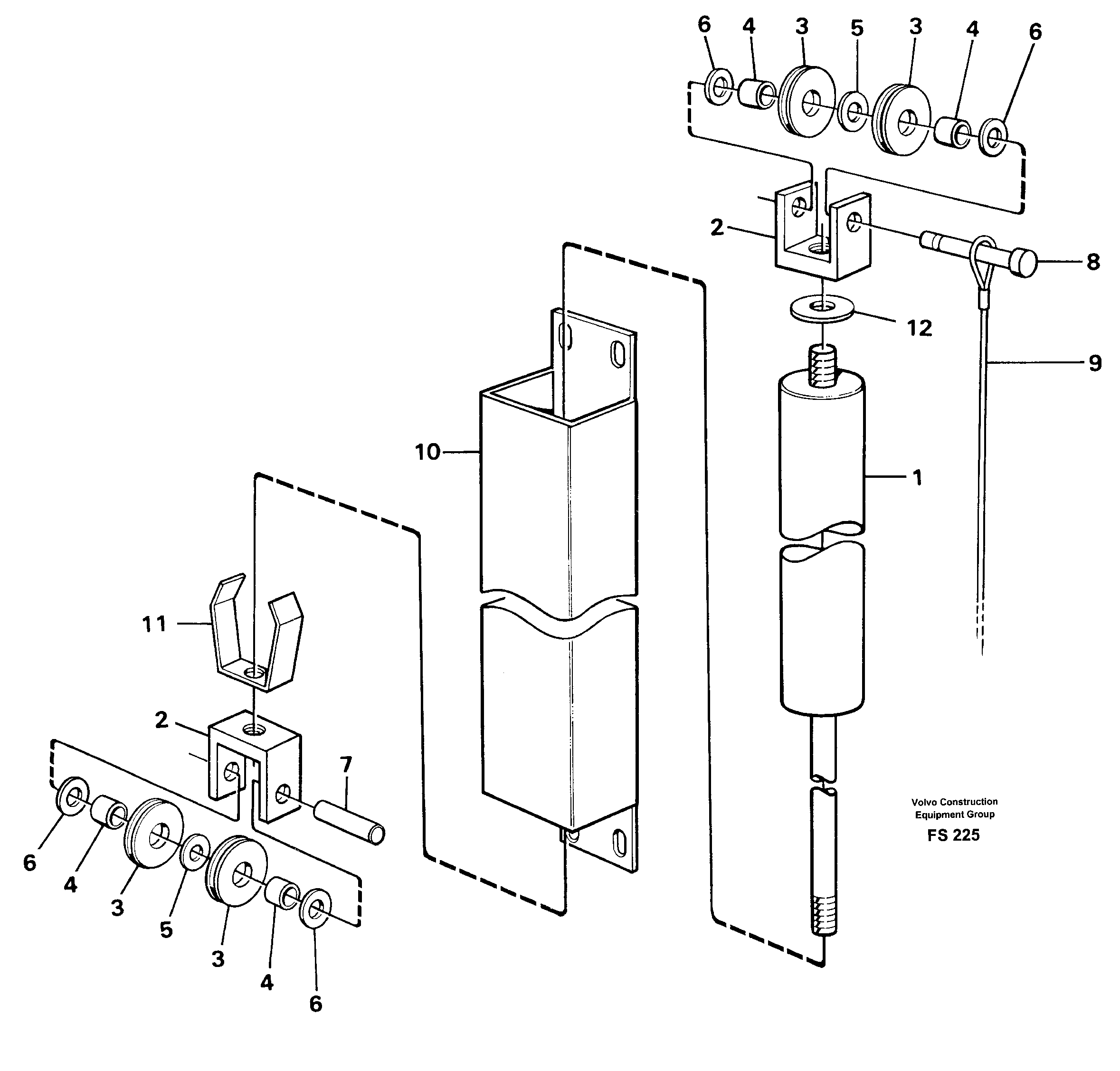 Window lifts — volvo parts diagram