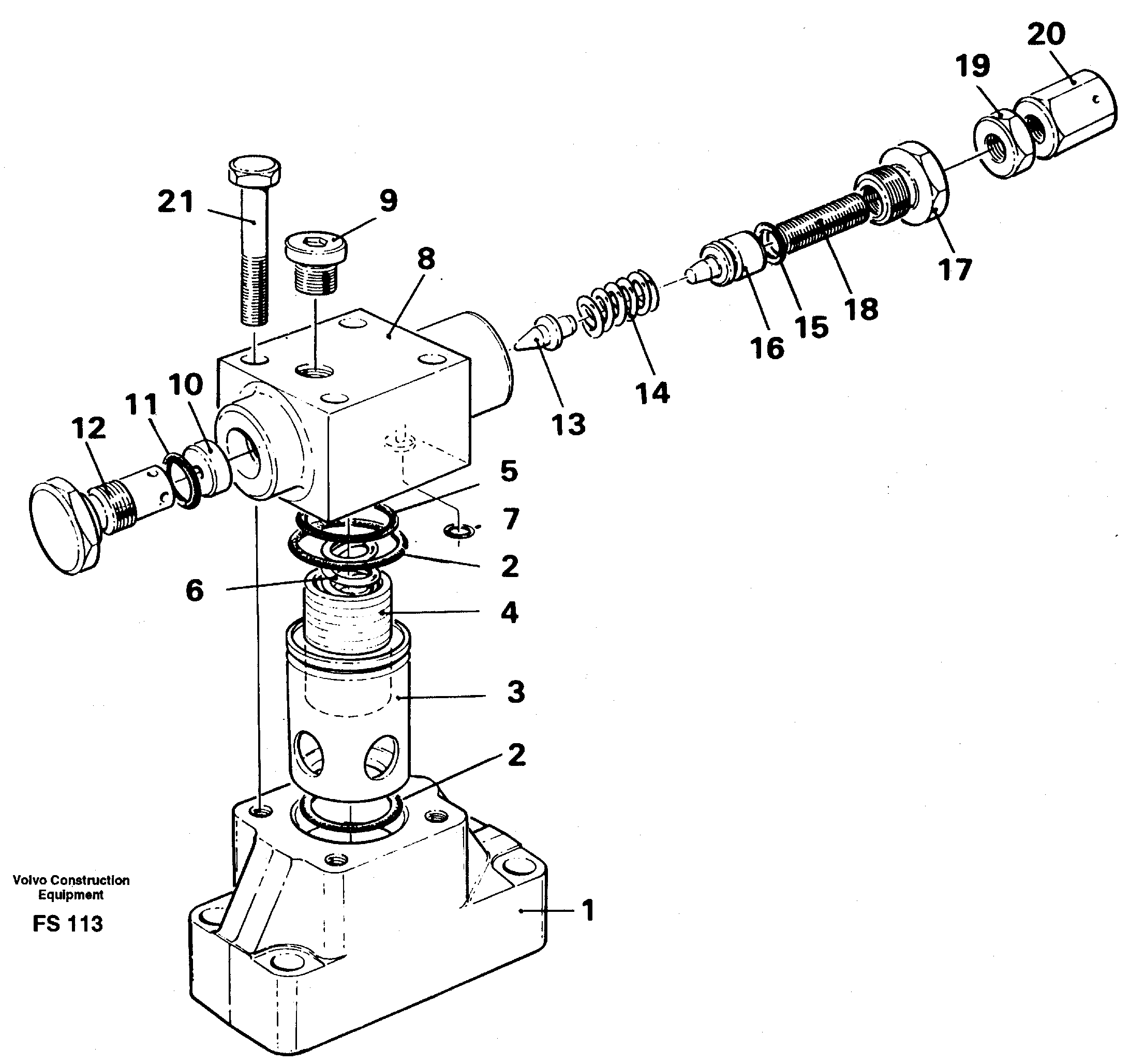 Magnet equipment Ohio, pressure limiting valve  14262156 — volvo parts diagram
