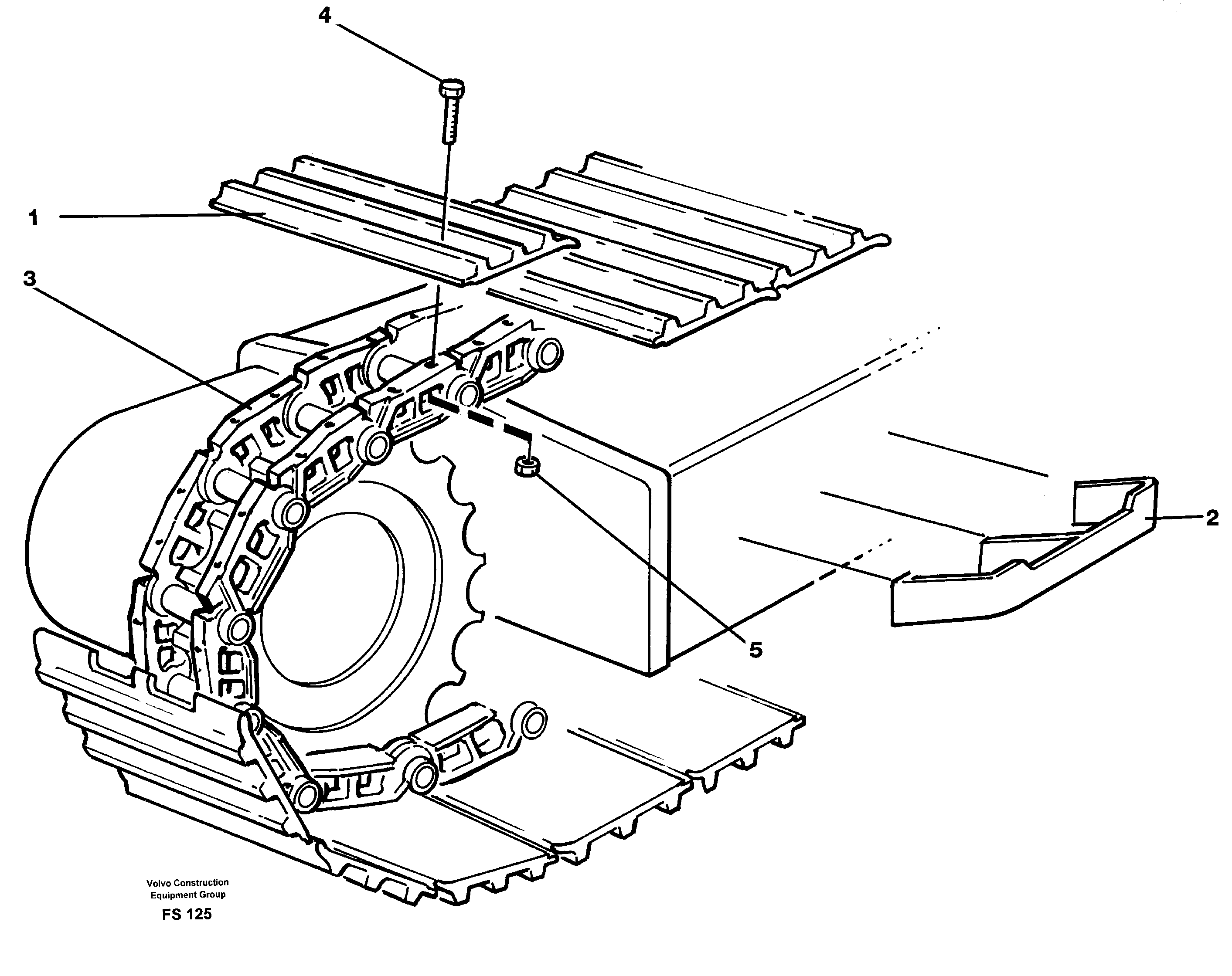 Crawlers  14253242  14253243  14253244  14259084 — volvo parts diagram