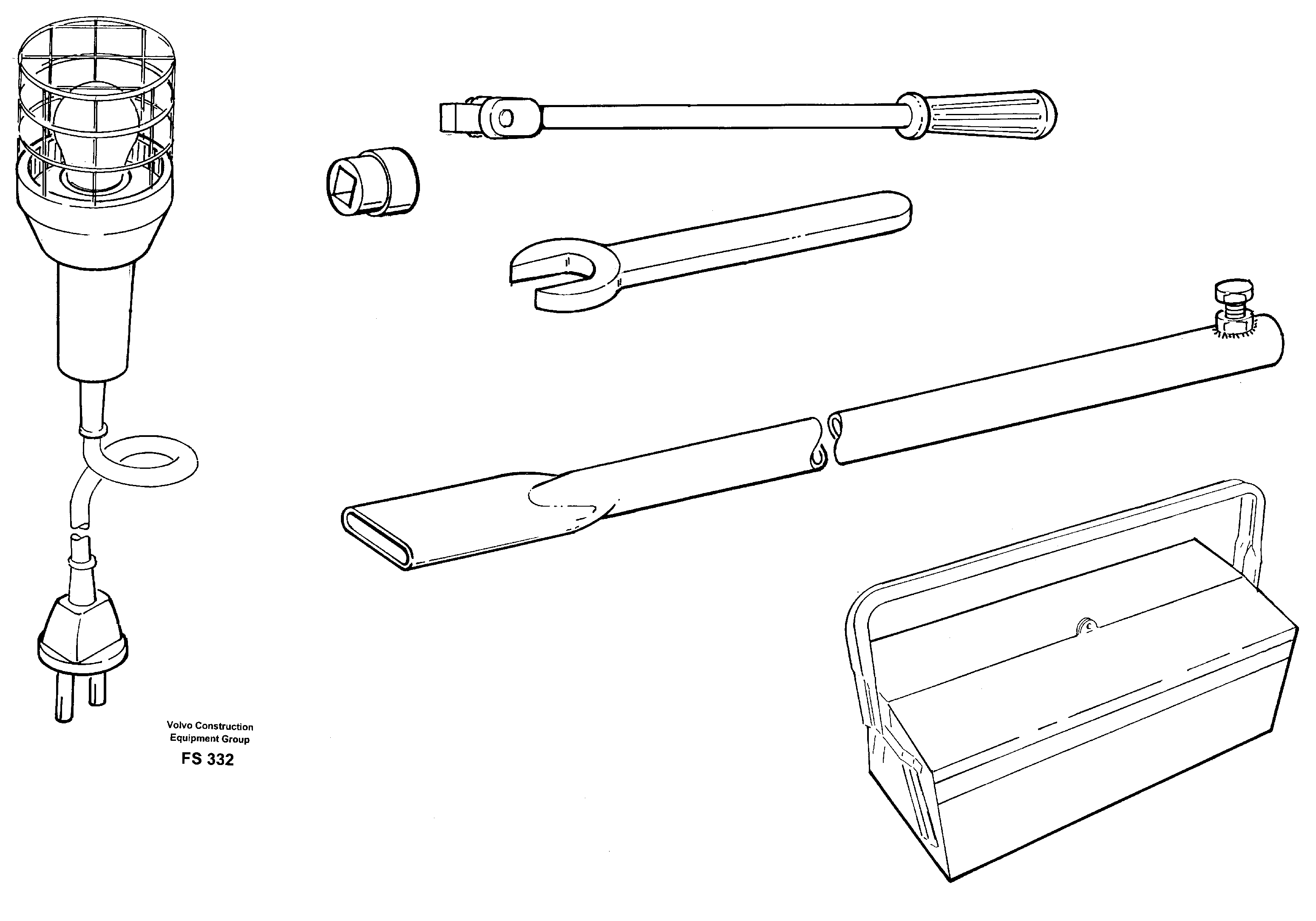 Tool kit Tools for daily service  14249661 — volvo parts diagram