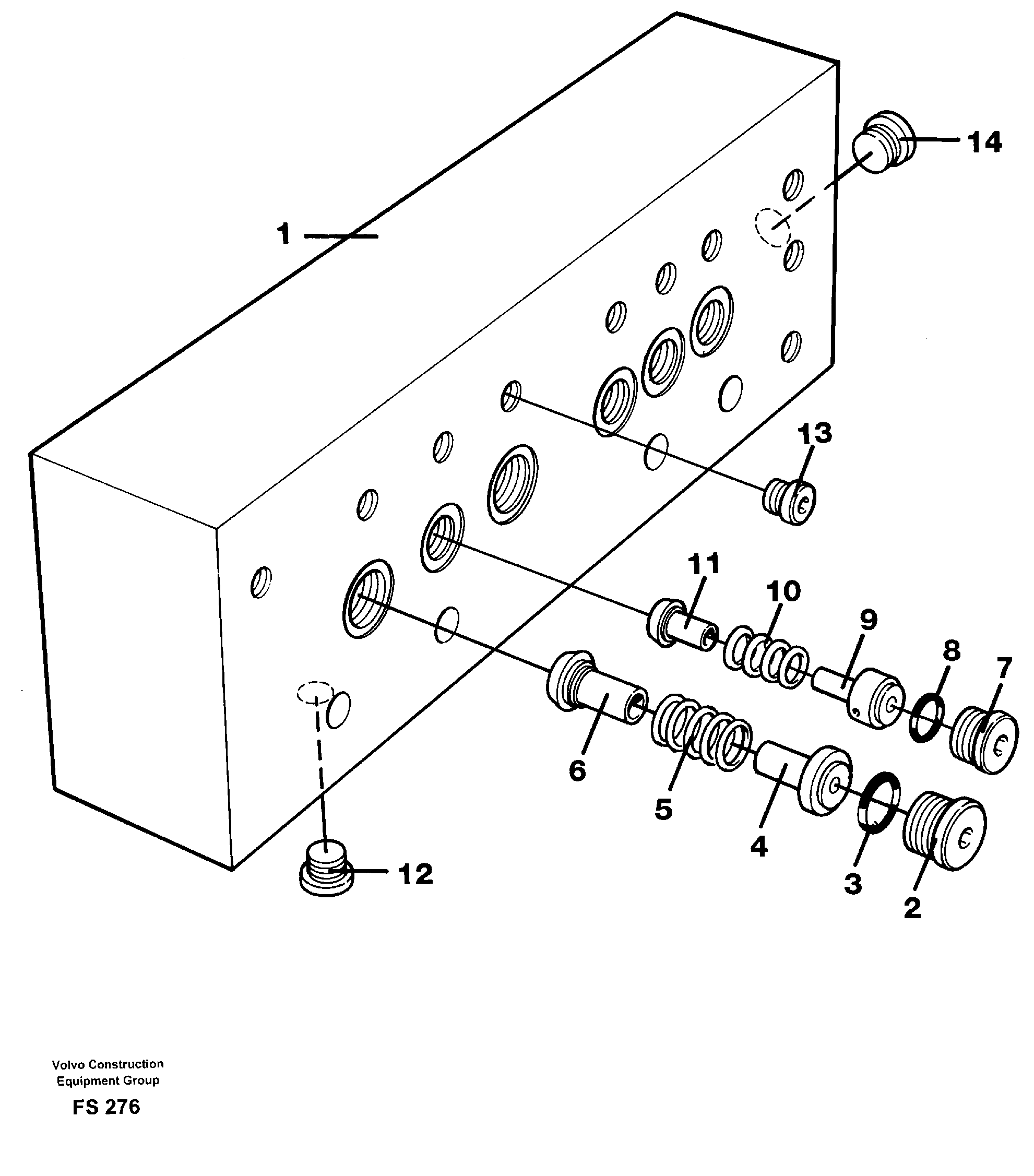 Connection board — volvo parts diagram