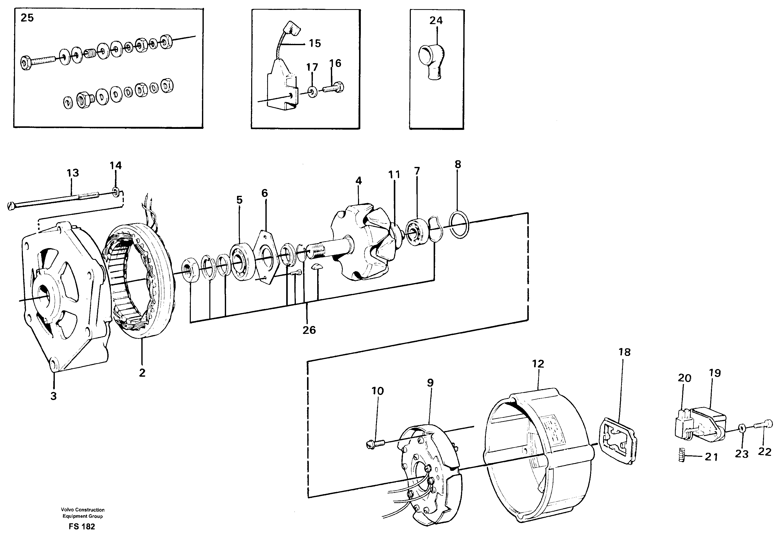 Alternator — volvo parts diagram