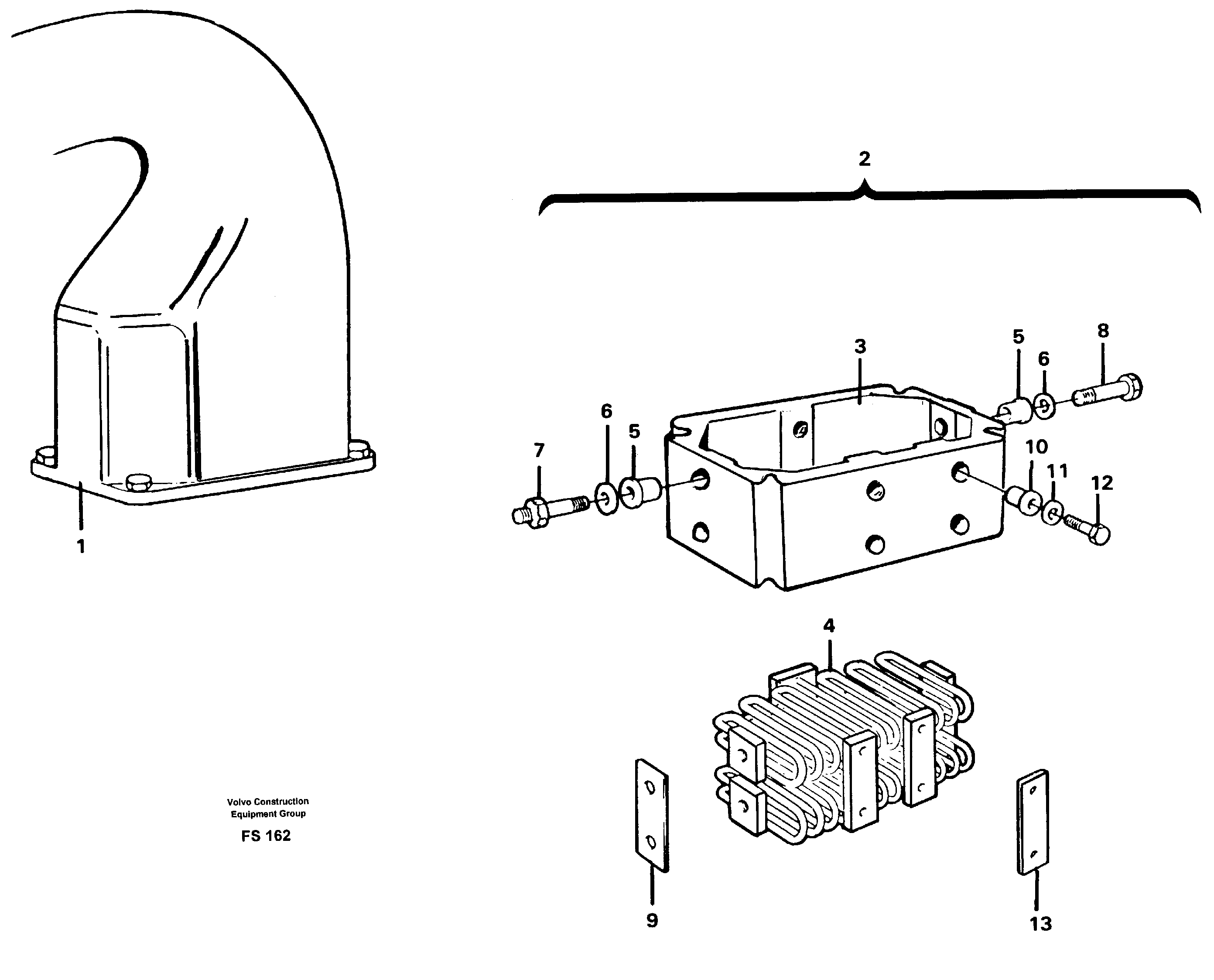 Pre-heater — volvo parts diagram