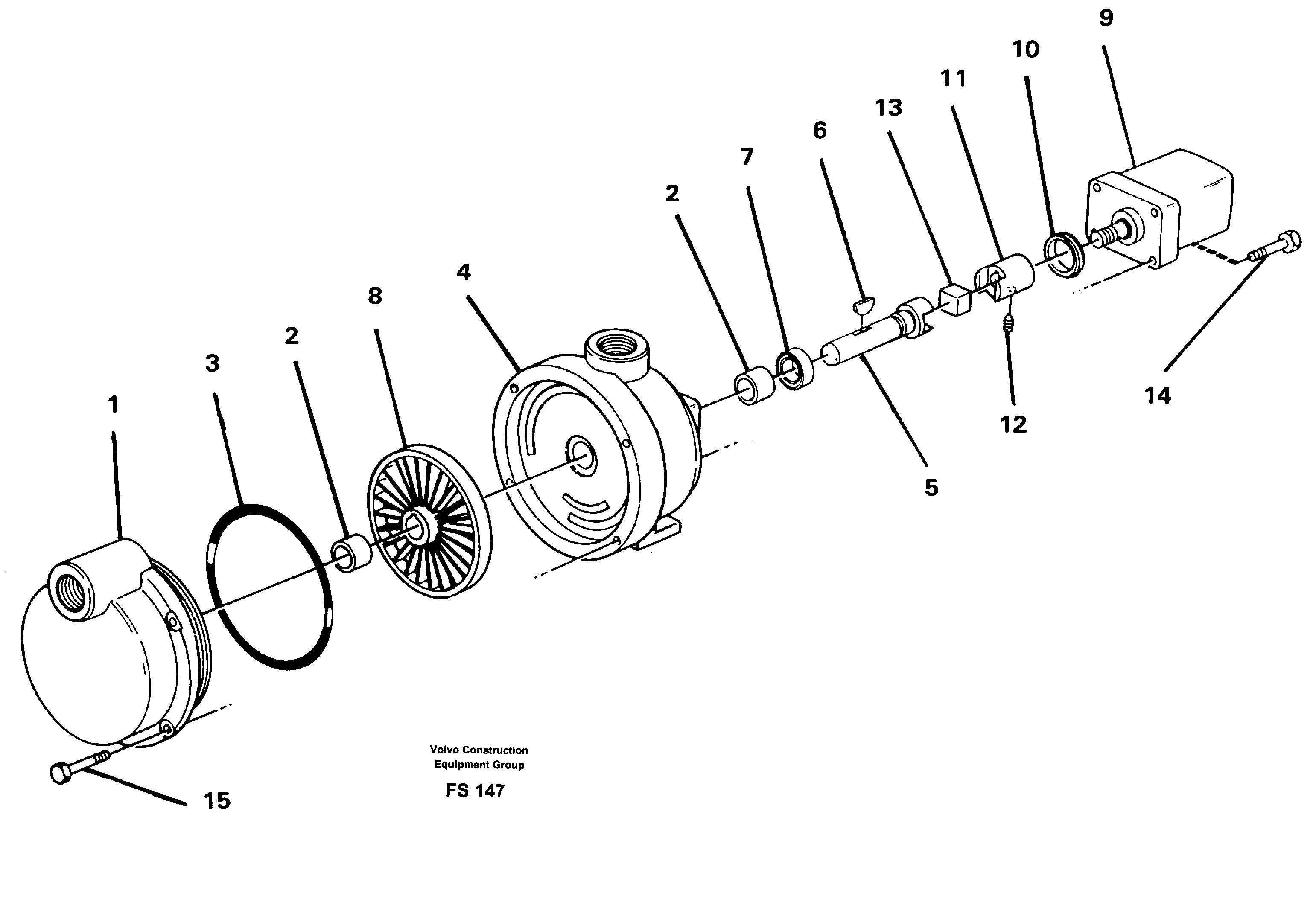 Fuel pump — volvo parts diagram
