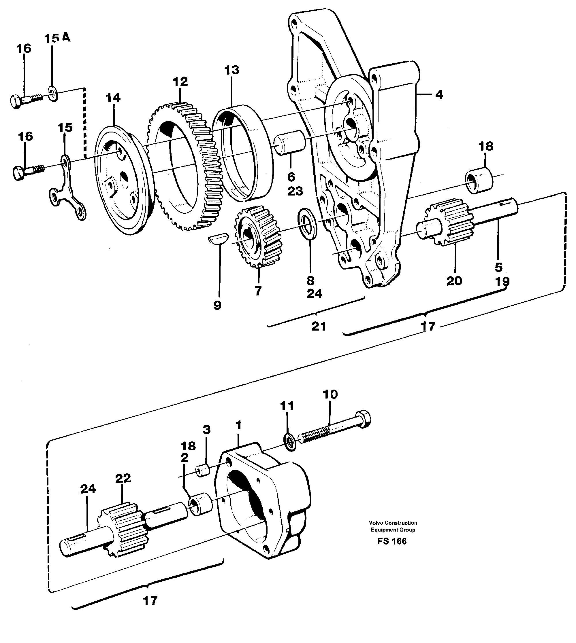 Oil pump — volvo parts diagram