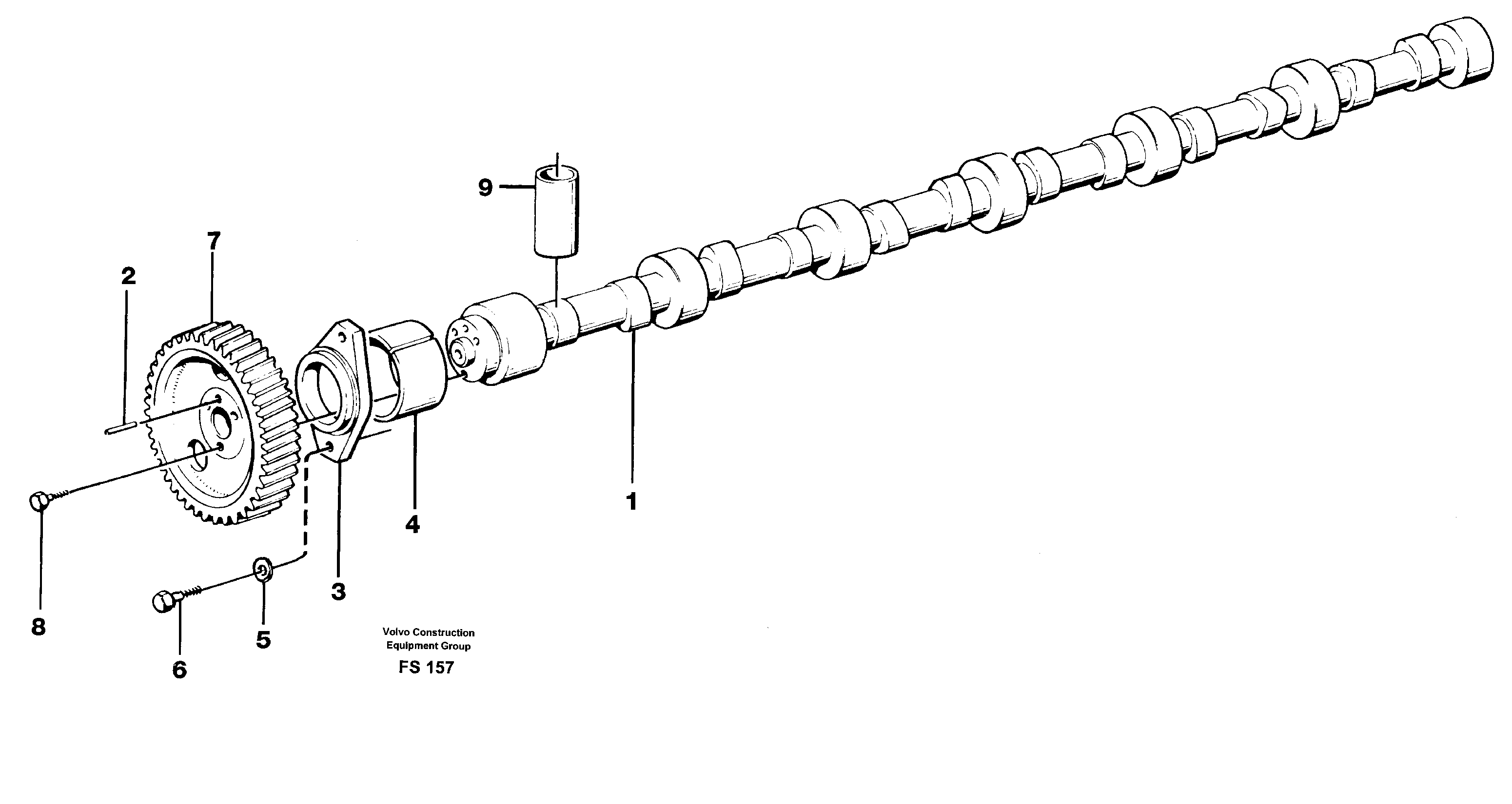 Camshaft — volvo parts diagram