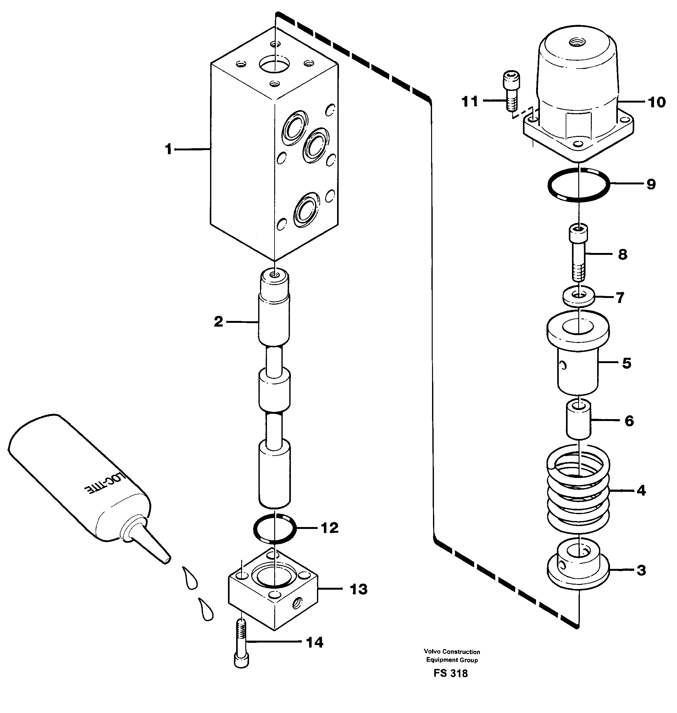 Float position valve — volvo parts diagram