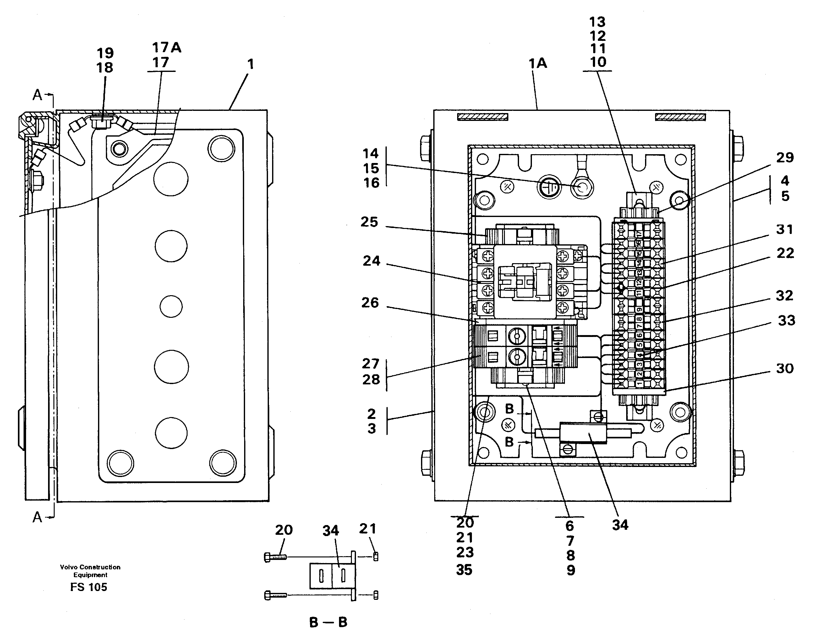 Magnet equipment Ohio, Electrical distribution unit  14262156 — volvo parts diagram